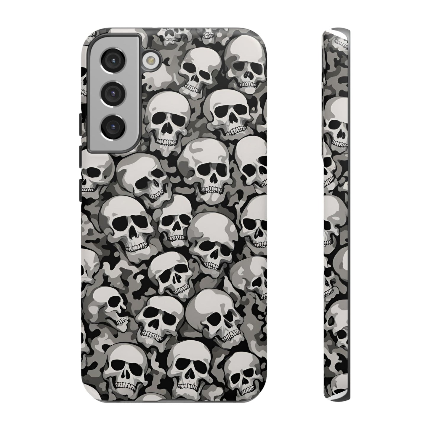 SKULL phone case TOUGH iPhone 16/15/14/13/12/11 Pro Max | Galaxy S24/S23/S22 Ultra | Pixel 7/8/9 | Slim & Tough