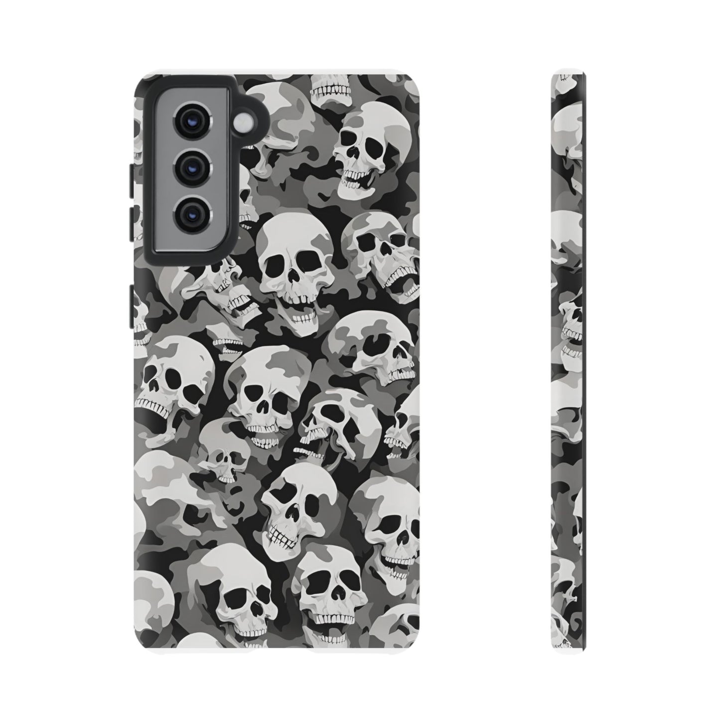 SKULL phone case TOUGH iPhone 16/15/14/13/12/11 Pro Max | Galaxy S24/S23/S22 Ultra | Pixel 7/8/9 | Slim & Tough