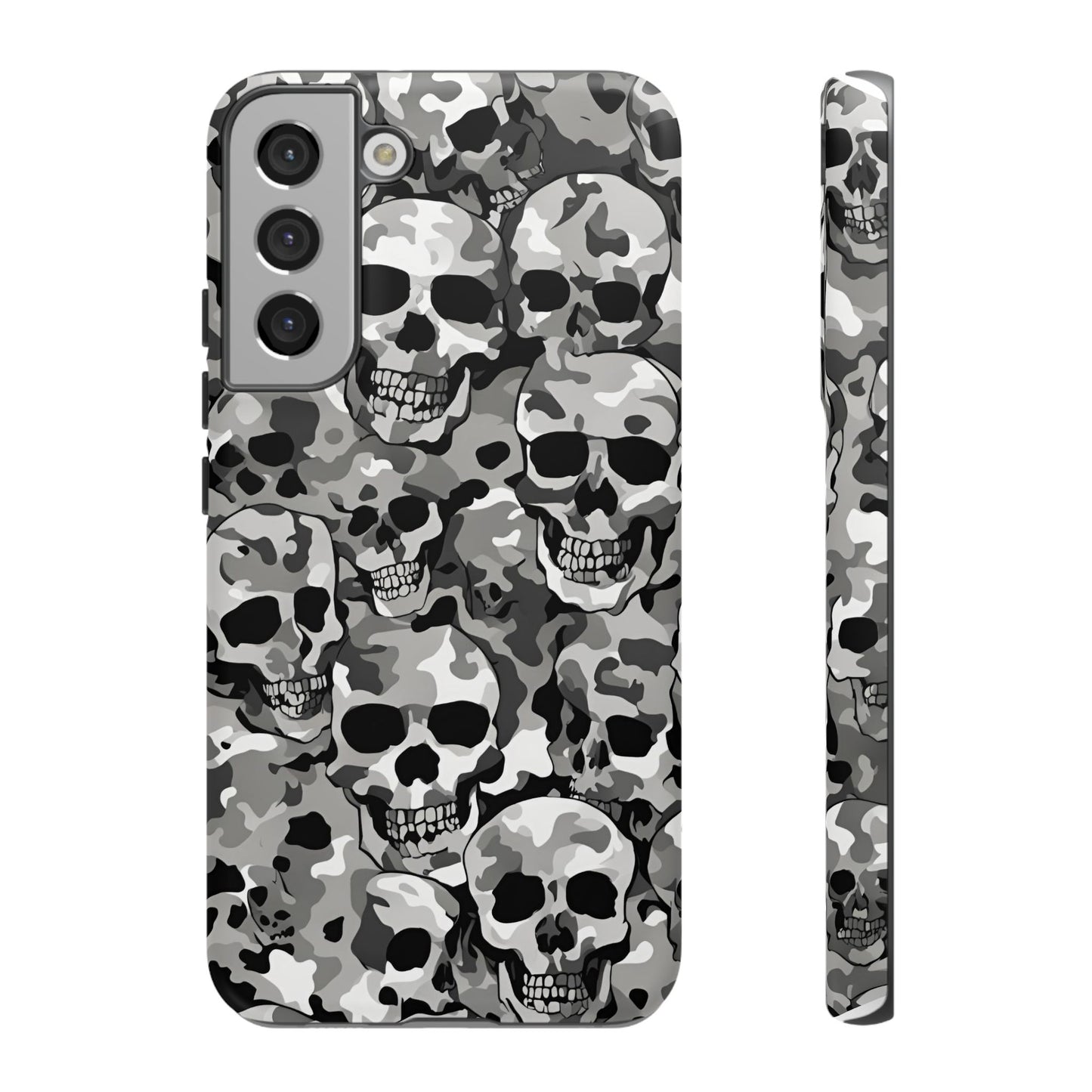 SKULL CAMO phone case TOUGH iPhone 16/15/14/13/12/11 Pro Max | Galaxy S24/S23/S22 Ultra | Pixel 7/8/9 | Slim & Tough