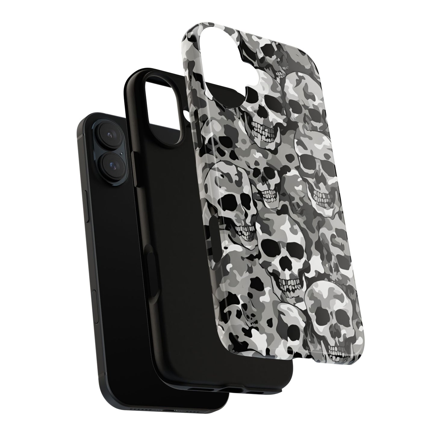 SKULL CAMO phone case TOUGH iPhone 16/15/14/13/12/11 Pro Max | Galaxy S24/S23/S22 Ultra | Pixel 7/8/9 | Slim & Tough