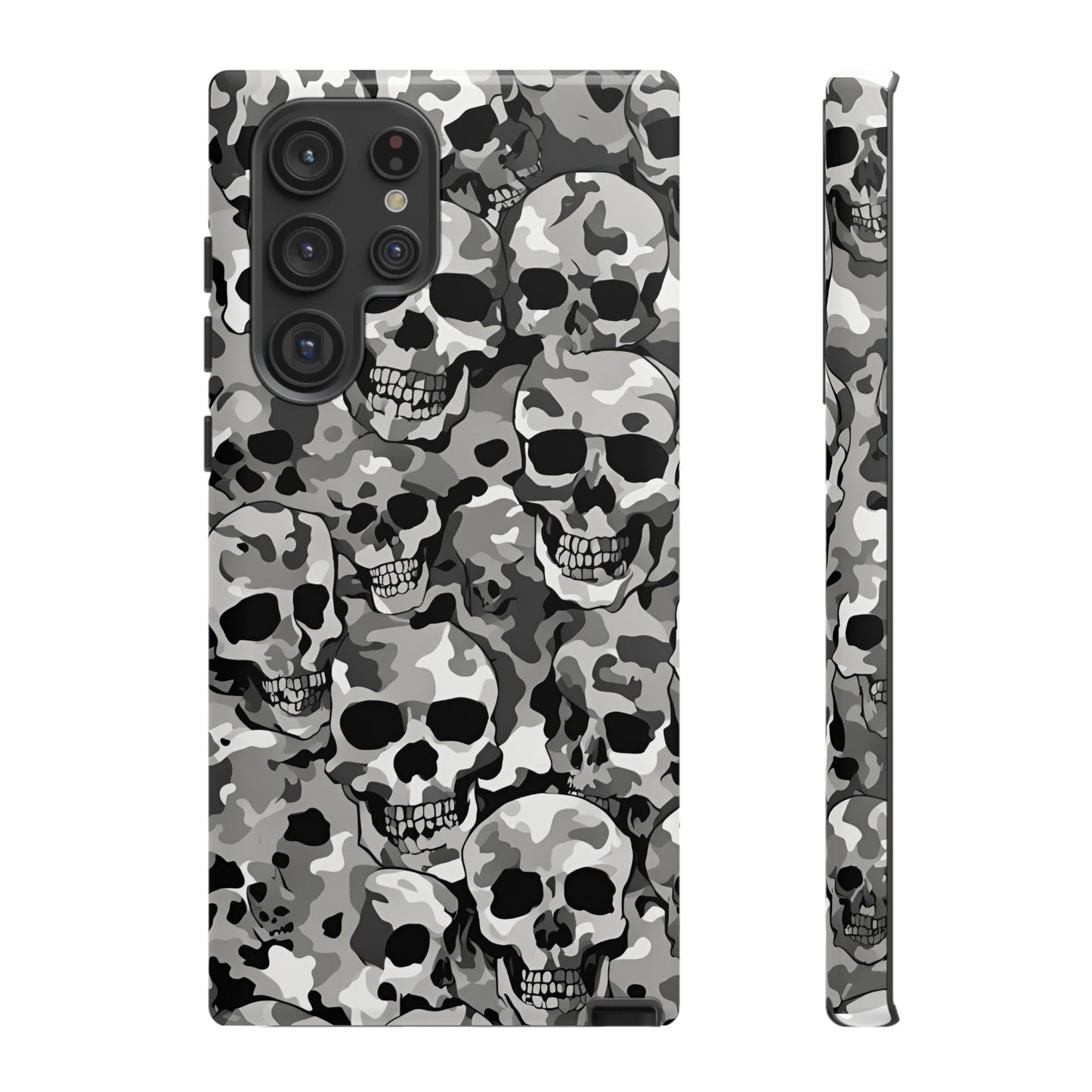 SKULL CAMO phone case TOUGH iPhone 16/15/14/13/12/11 Pro Max | Galaxy S24/S23/S22 Ultra | Pixel 7/8/9 | Slim & Tough