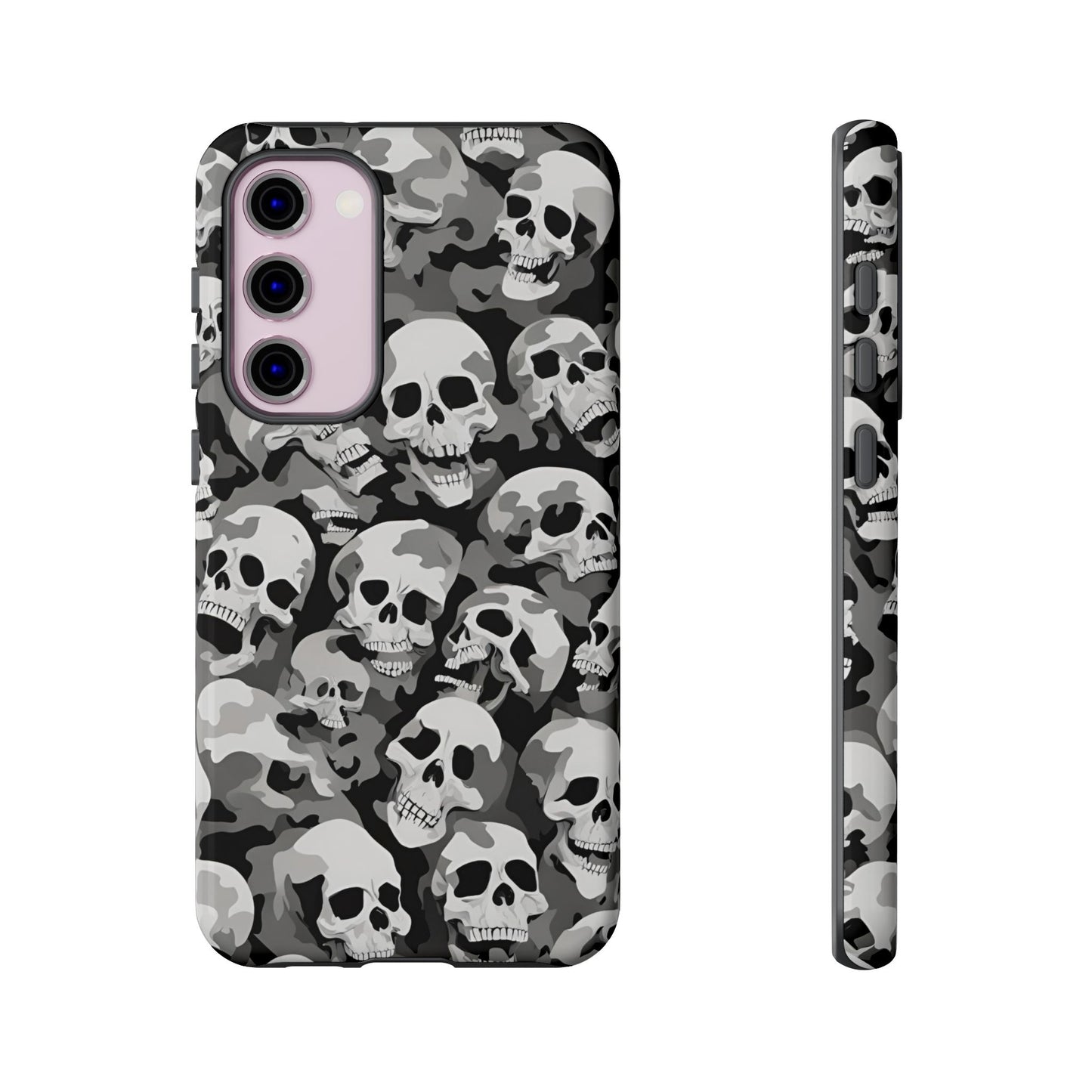 SKULL phone case TOUGH iPhone 16/15/14/13/12/11 Pro Max | Galaxy S24/S23/S22 Ultra | Pixel 7/8/9 | Slim & Tough