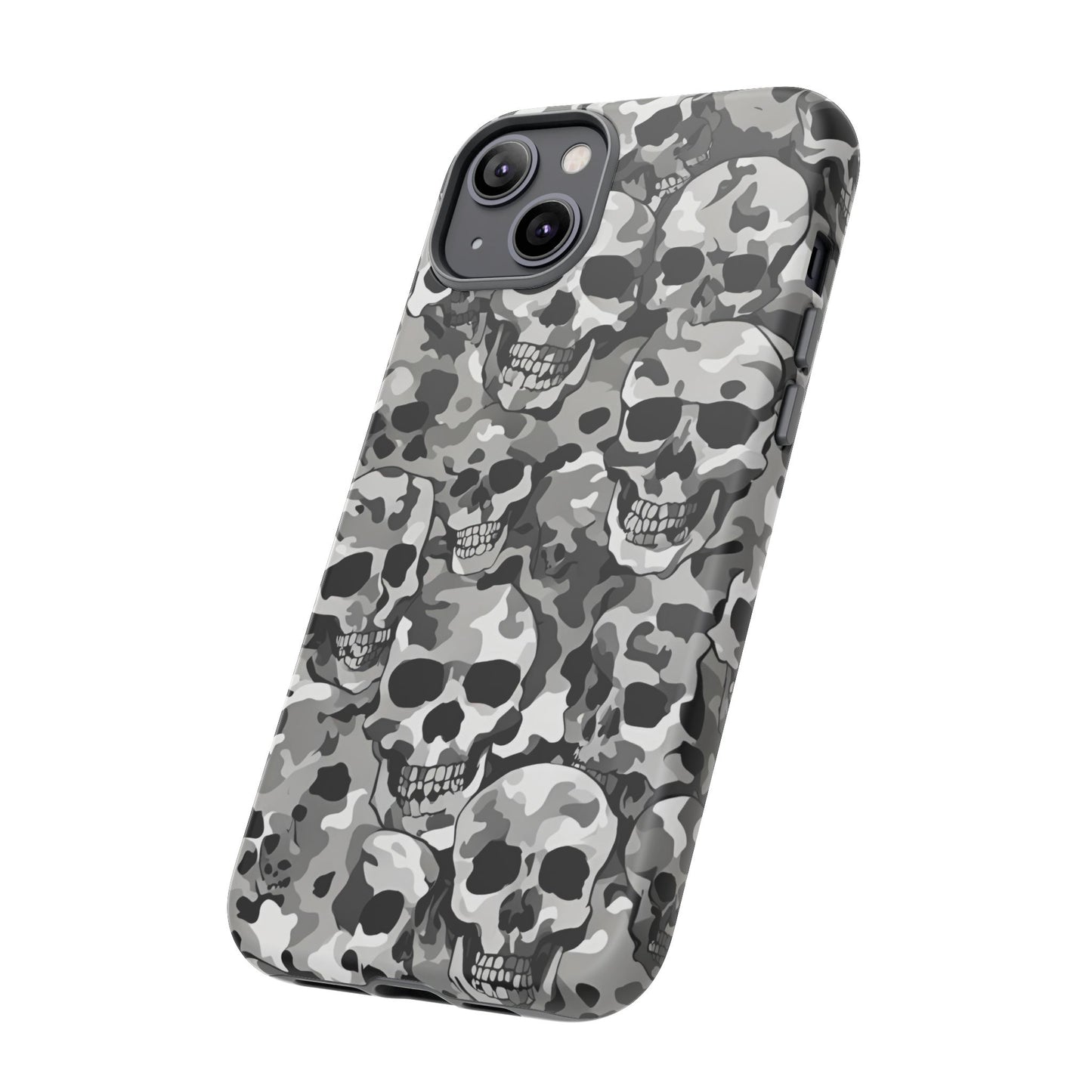 SKULL CAMO phone case TOUGH iPhone 16/15/14/13/12/11 Pro Max | Galaxy S24/S23/S22 Ultra | Pixel 7/8/9 | Slim & Tough