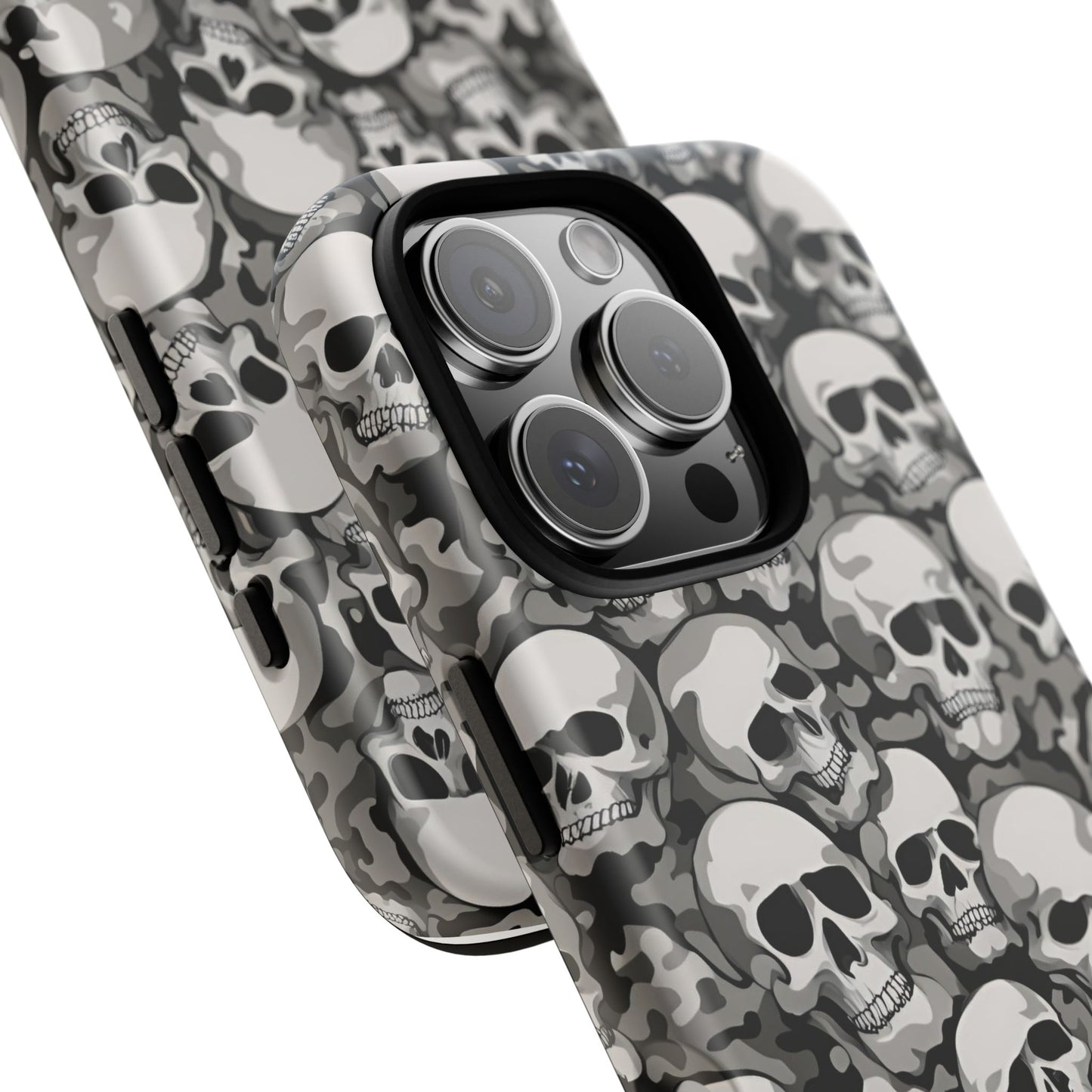 SKULL phone case TOUGH iPhone 16/15/14/13/12/11 Pro Max | Galaxy S24/S23/S22 Ultra | Pixel 7/8/9 | Slim & Tough