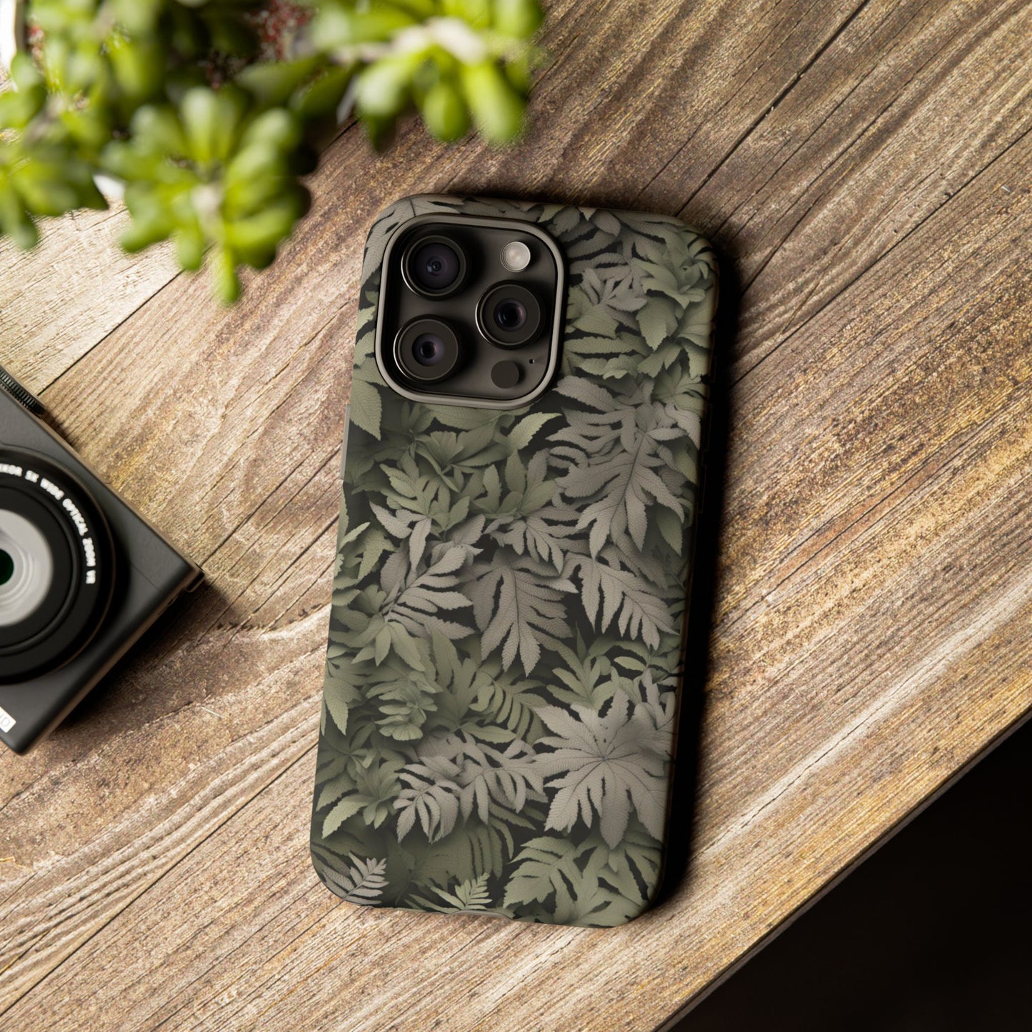 LEAF phone case TOUGH iPhone 16/15/14/13/12/11 Pro Max | Galaxy S24/S23/S22 Ultra | Pixel 7/8/9 | Slim & Tough