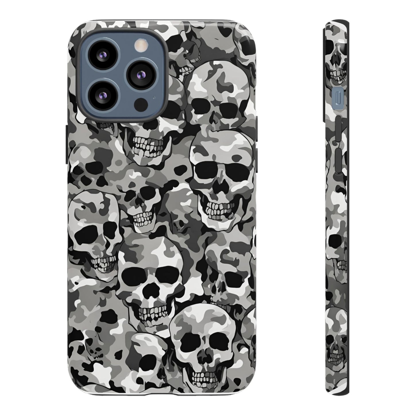 SKULL CAMO phone case TOUGH iPhone 16/15/14/13/12/11 Pro Max | Galaxy S24/S23/S22 Ultra | Pixel 7/8/9 | Slim & Tough