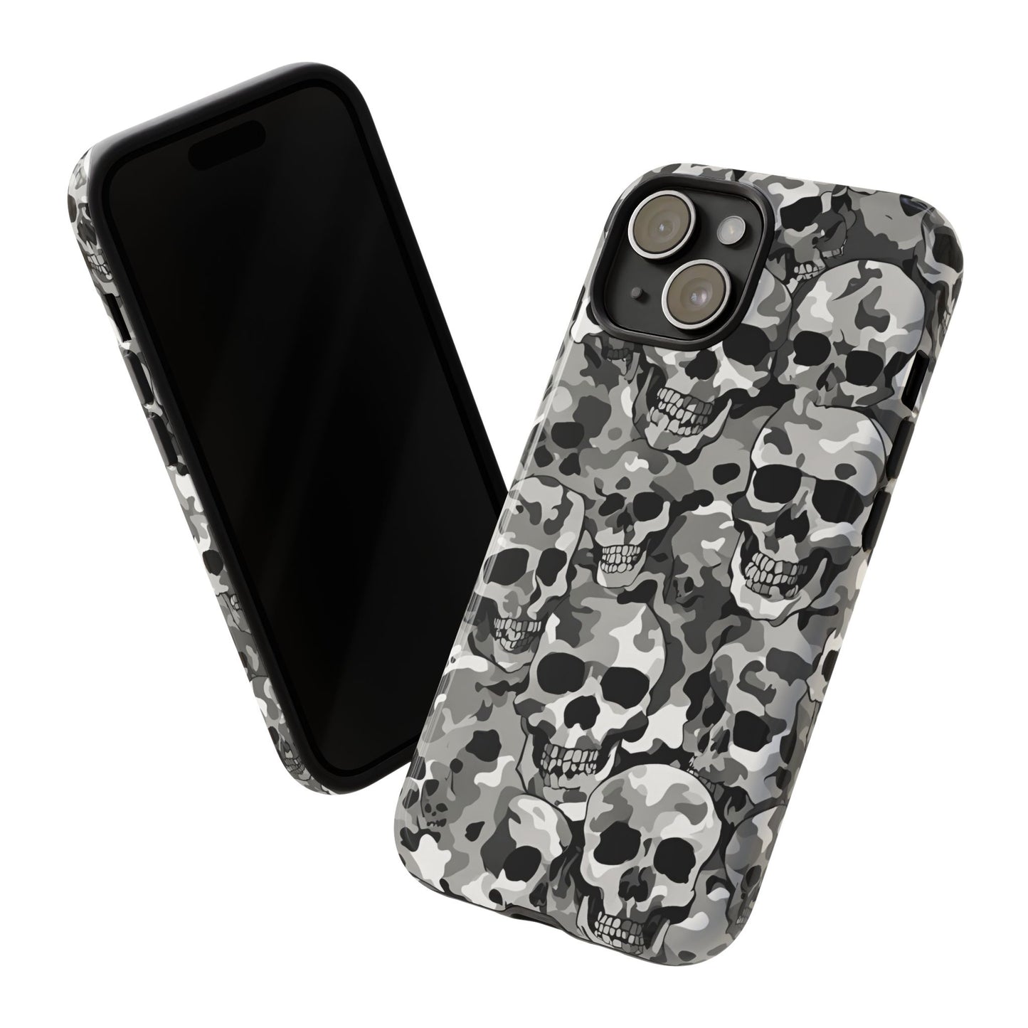 SKULL CAMO phone case TOUGH iPhone 16/15/14/13/12/11 Pro Max | Galaxy S24/S23/S22 Ultra | Pixel 7/8/9 | Slim & Tough