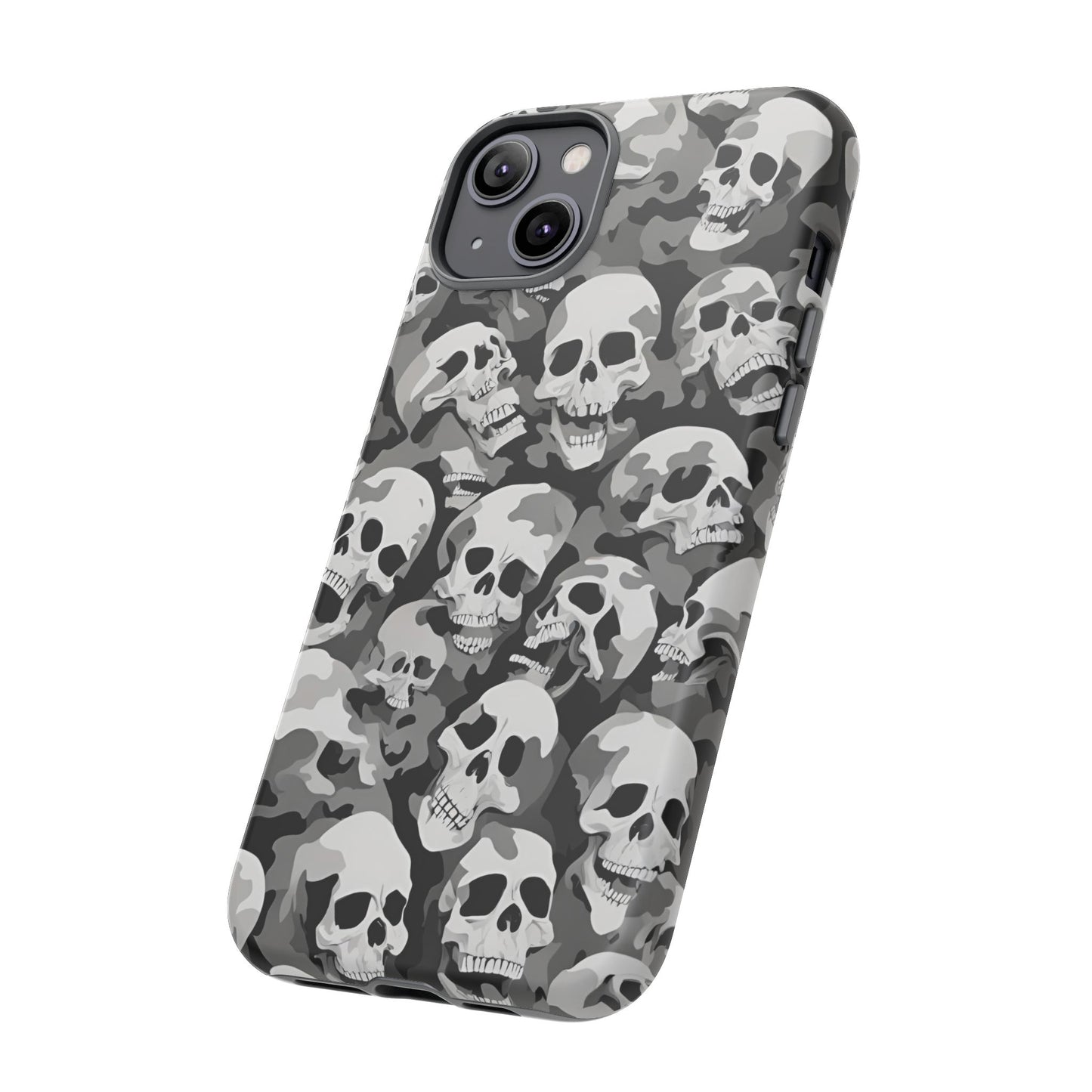 SKULL phone case TOUGH iPhone 16/15/14/13/12/11 Pro Max | Galaxy S24/S23/S22 Ultra | Pixel 7/8/9 | Slim & Tough