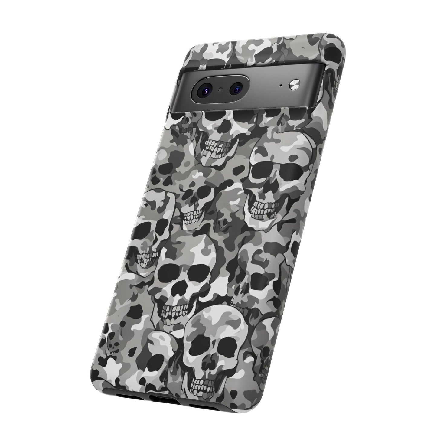 SKULL CAMO phone case TOUGH iPhone 16/15/14/13/12/11 Pro Max | Galaxy S24/S23/S22 Ultra | Pixel 7/8/9 | Slim & Tough