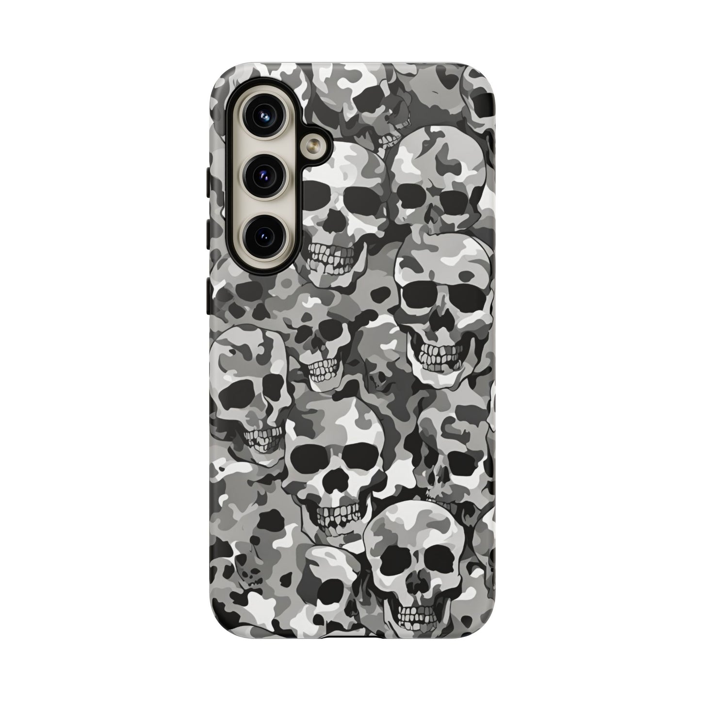 SKULL CAMO phone case TOUGH iPhone 16/15/14/13/12/11 Pro Max | Galaxy S24/S23/S22 Ultra | Pixel 7/8/9 | Slim & Tough