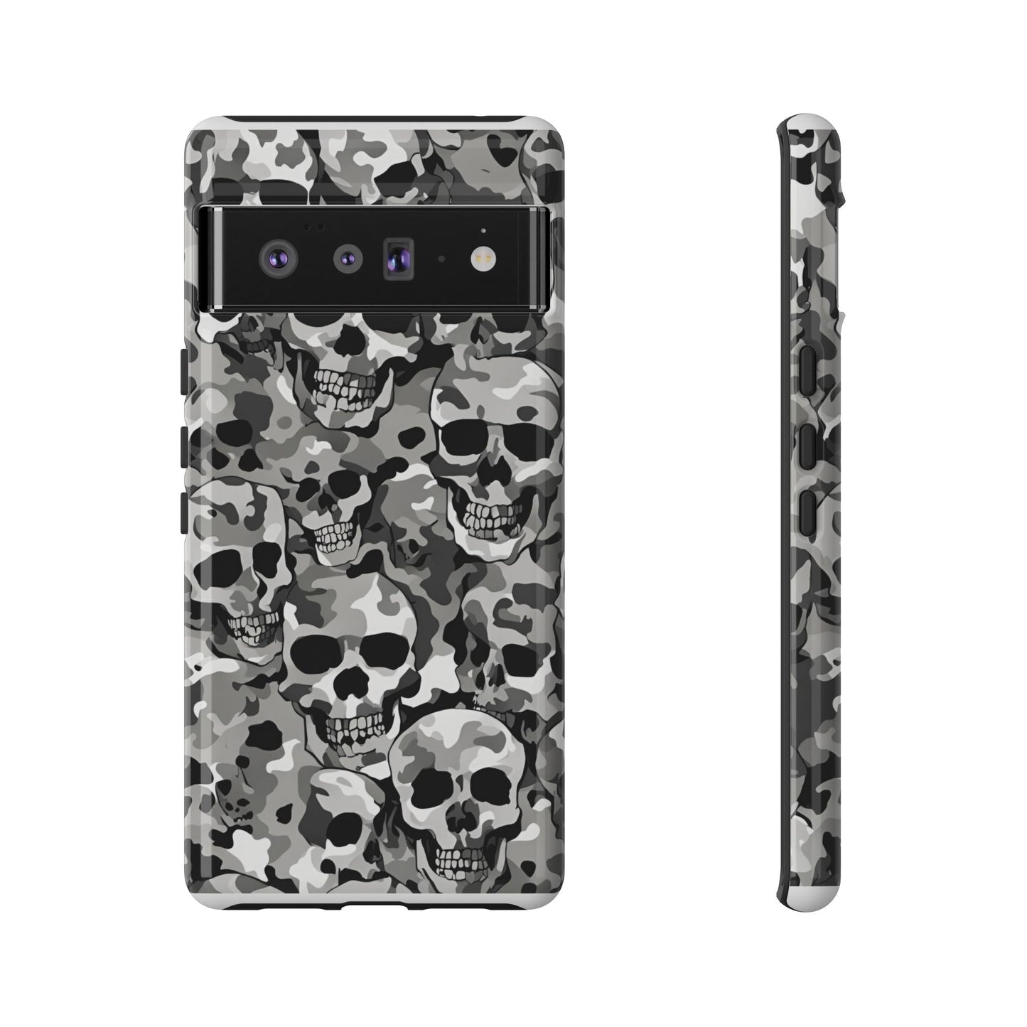 SKULL CAMO phone case TOUGH iPhone 16/15/14/13/12/11 Pro Max | Galaxy S24/S23/S22 Ultra | Pixel 7/8/9 | Slim & Tough