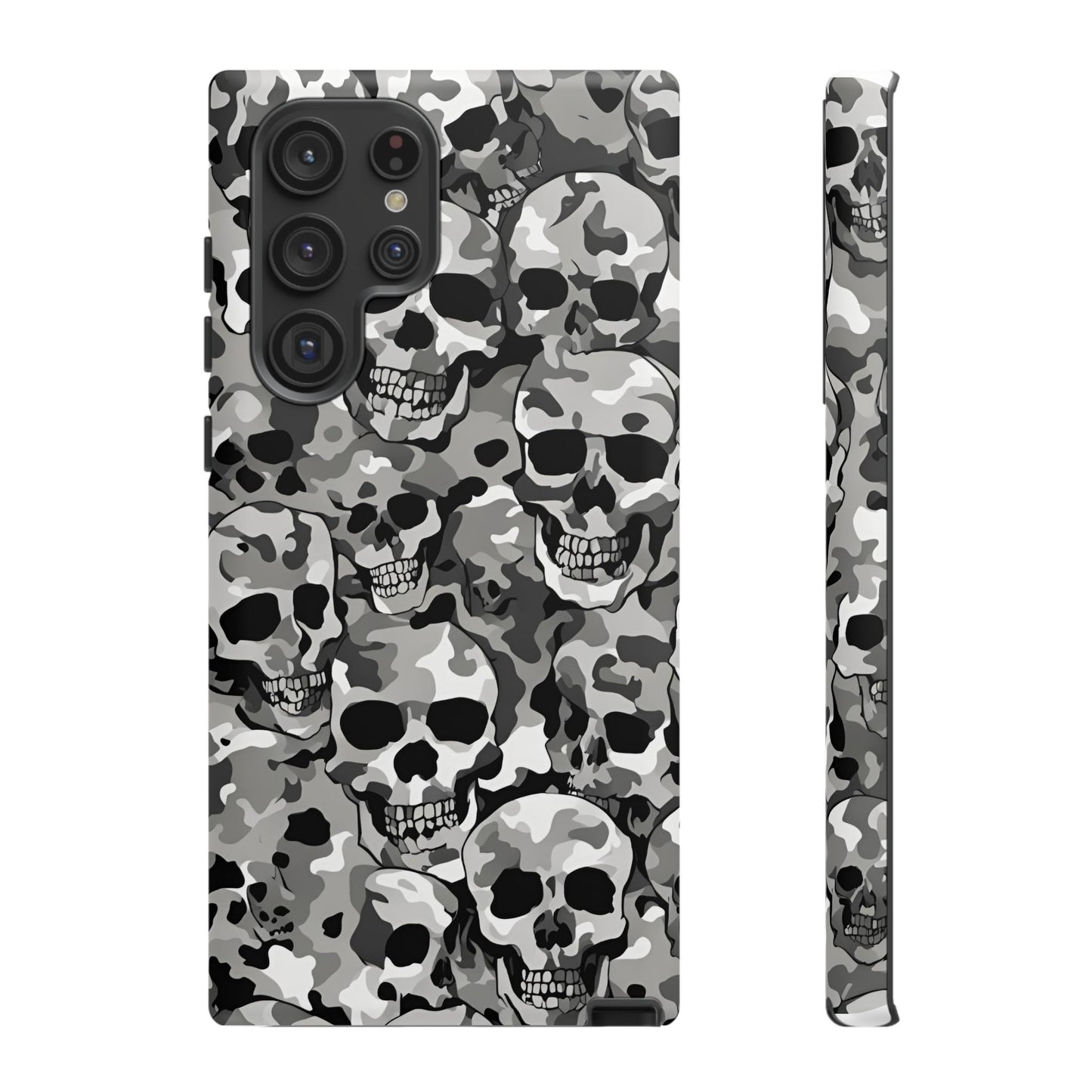 SKULL CAMO phone case TOUGH iPhone 16/15/14/13/12/11 Pro Max | Galaxy S24/S23/S22 Ultra | Pixel 7/8/9 | Slim & Tough