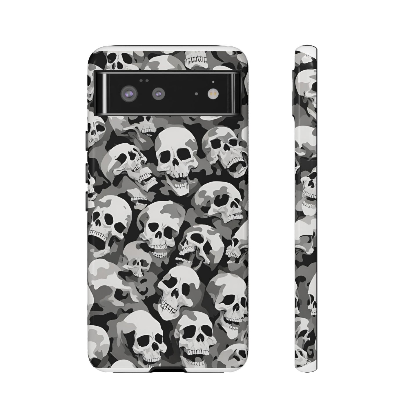 SKULL phone case TOUGH iPhone 16/15/14/13/12/11 Pro Max | Galaxy S24/S23/S22 Ultra | Pixel 7/8/9 | Slim & Tough