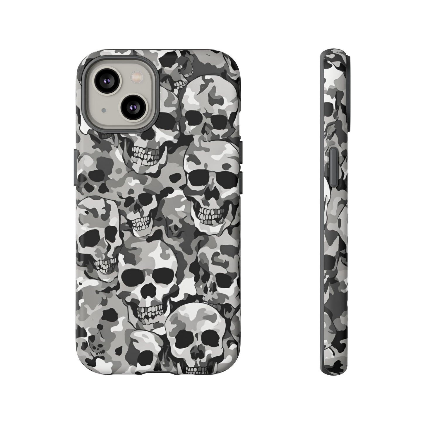 SKULL CAMO phone case TOUGH iPhone 16/15/14/13/12/11 Pro Max | Galaxy S24/S23/S22 Ultra | Pixel 7/8/9 | Slim & Tough