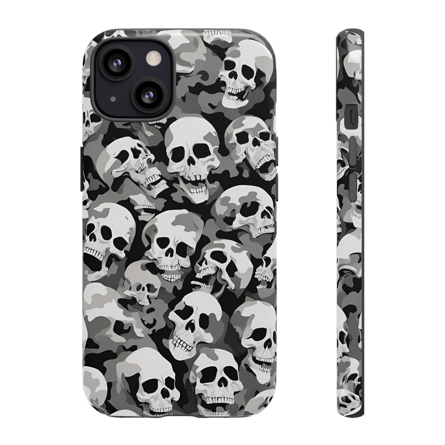 SKULL phone case TOUGH iPhone 16/15/14/13/12/11 Pro Max | Galaxy S24/S23/S22 Ultra | Pixel 7/8/9 | Slim & Tough