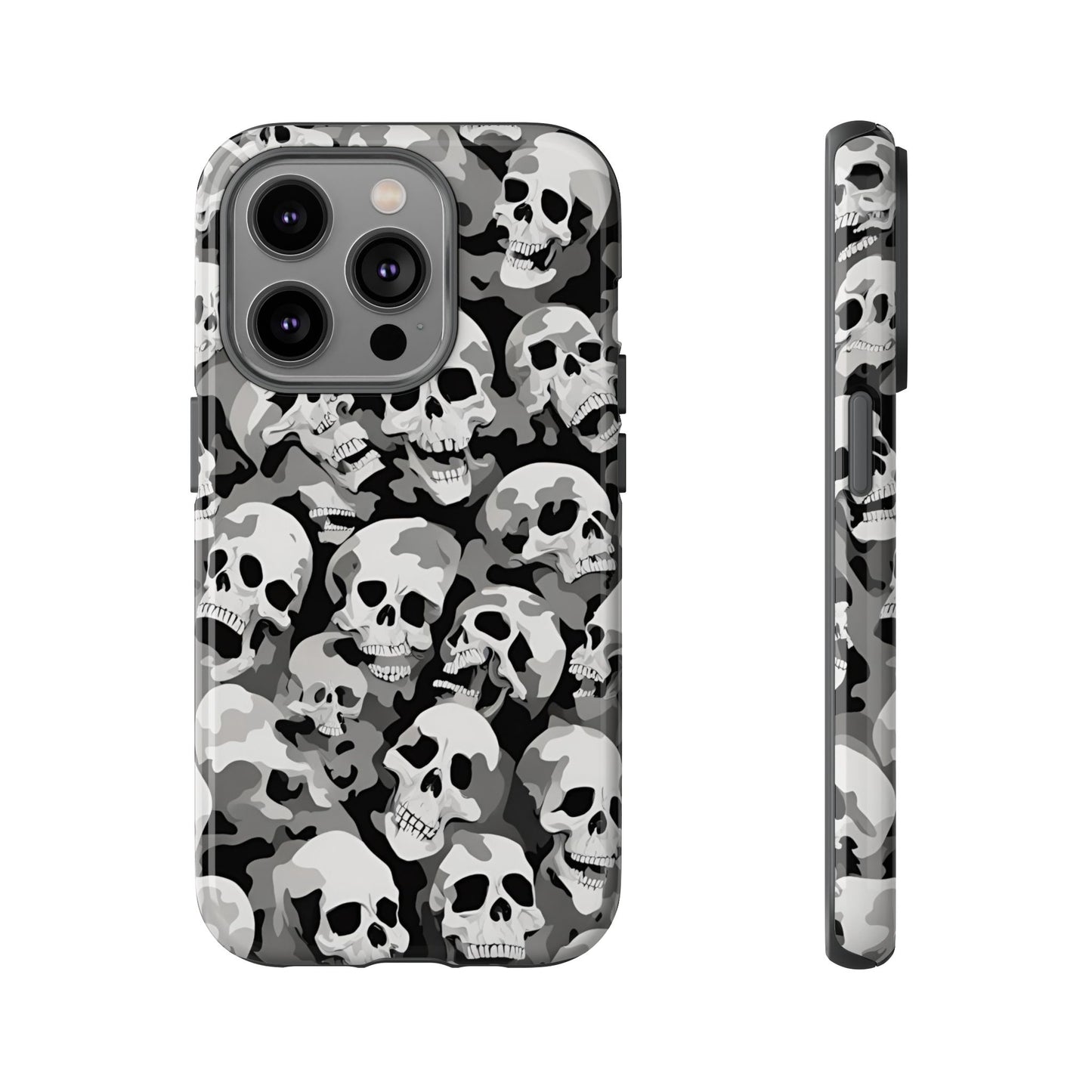 SKULL phone case TOUGH iPhone 16/15/14/13/12/11 Pro Max | Galaxy S24/S23/S22 Ultra | Pixel 7/8/9 | Slim & Tough