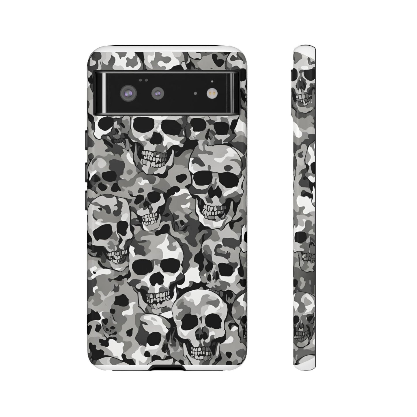 SKULL CAMO phone case TOUGH iPhone 16/15/14/13/12/11 Pro Max | Galaxy S24/S23/S22 Ultra | Pixel 7/8/9 | Slim & Tough