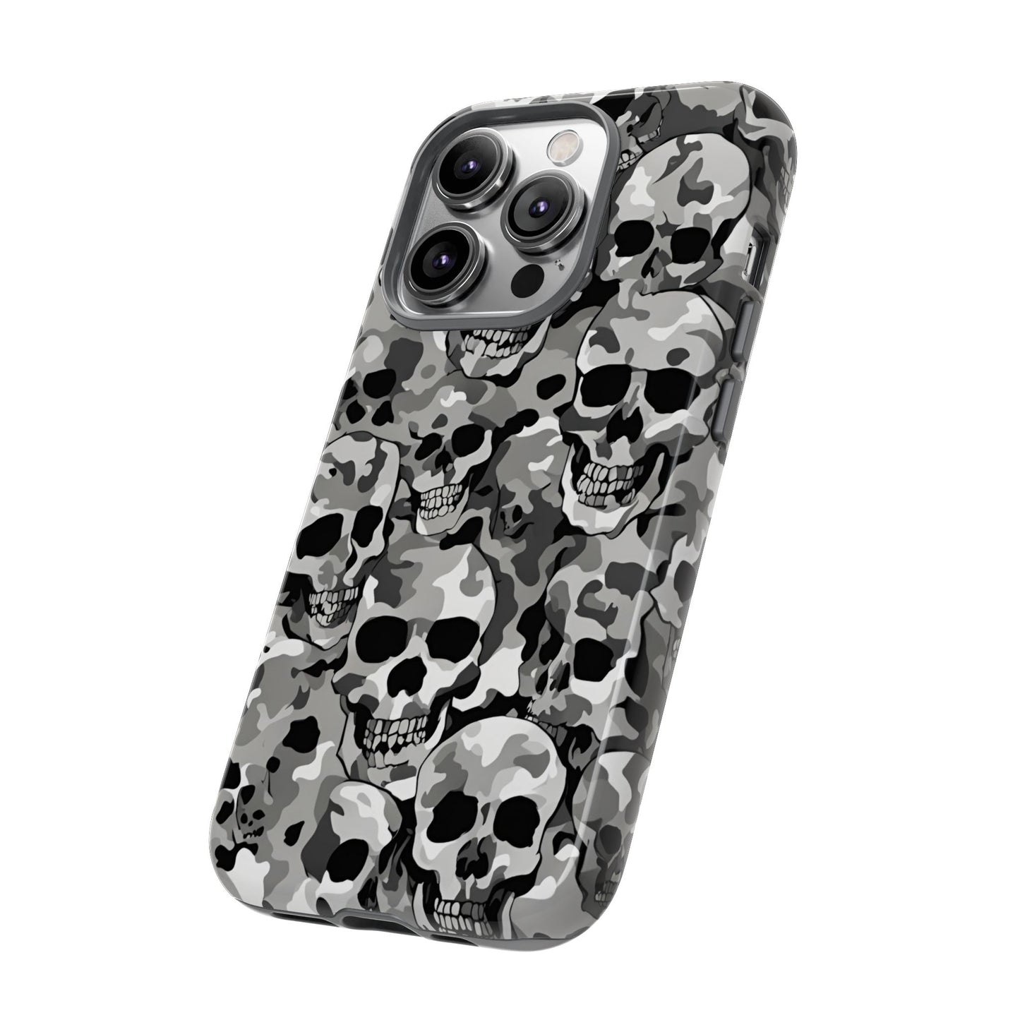 SKULL CAMO phone case TOUGH iPhone 16/15/14/13/12/11 Pro Max | Galaxy S24/S23/S22 Ultra | Pixel 7/8/9 | Slim & Tough