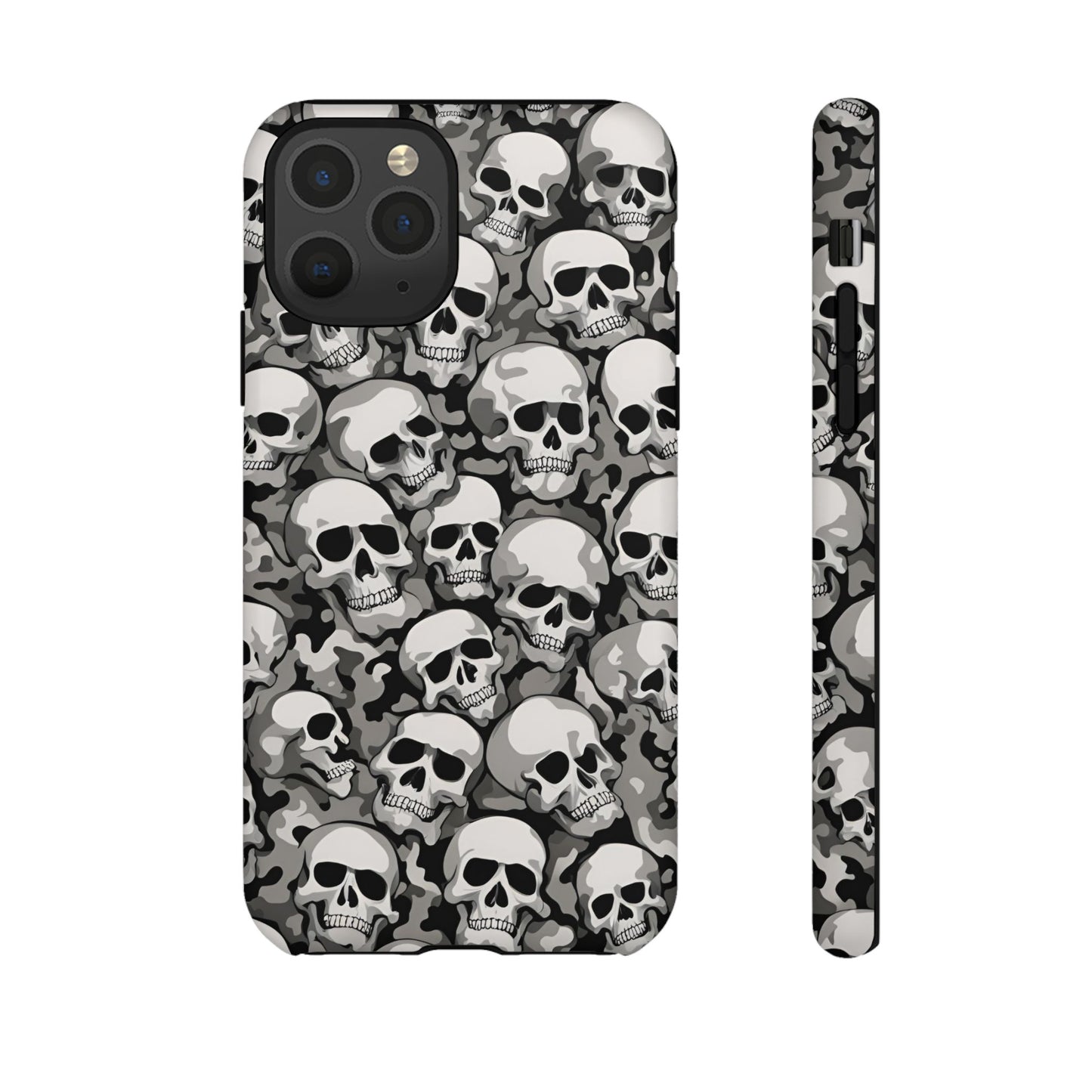 SKULL phone case TOUGH iPhone 16/15/14/13/12/11 Pro Max | Galaxy S24/S23/S22 Ultra | Pixel 7/8/9 | Slim & Tough