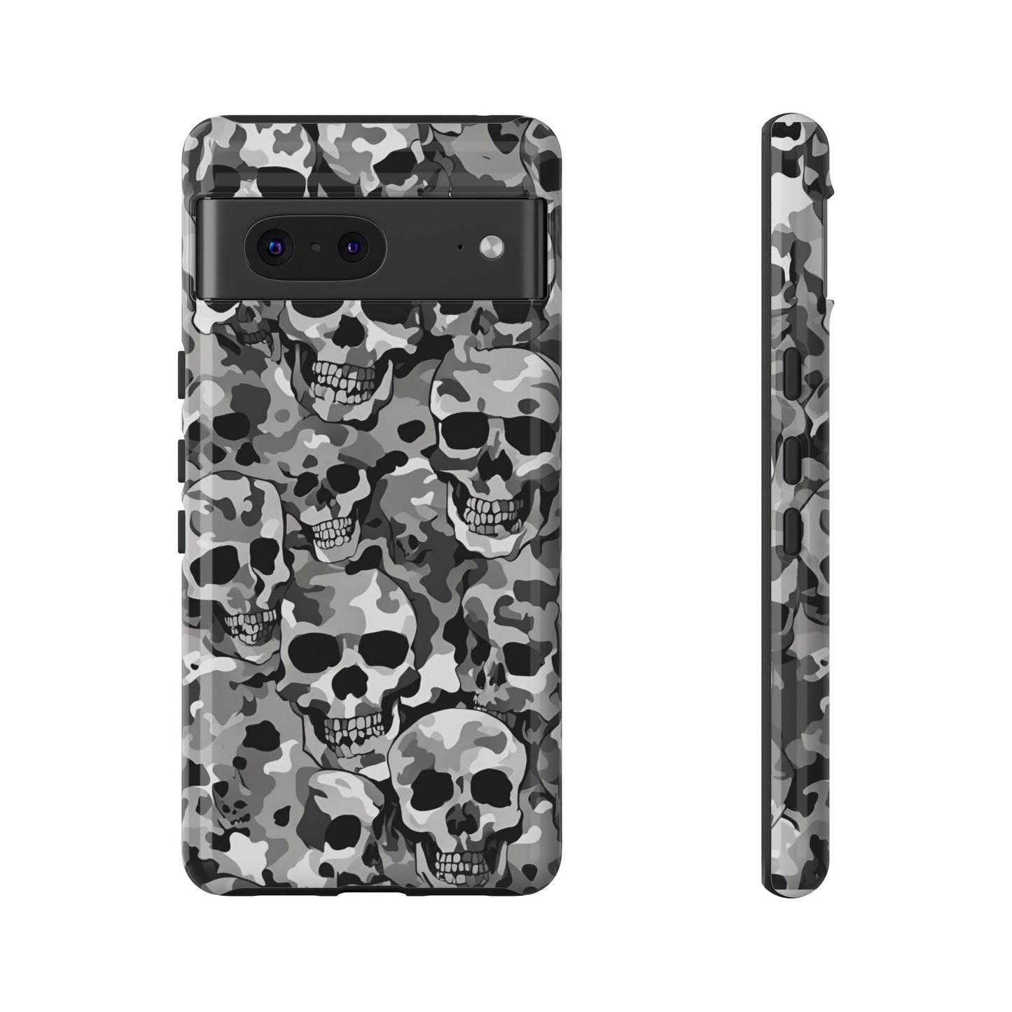 SKULL CAMO phone case TOUGH iPhone 16/15/14/13/12/11 Pro Max | Galaxy S24/S23/S22 Ultra | Pixel 7/8/9 | Slim & Tough