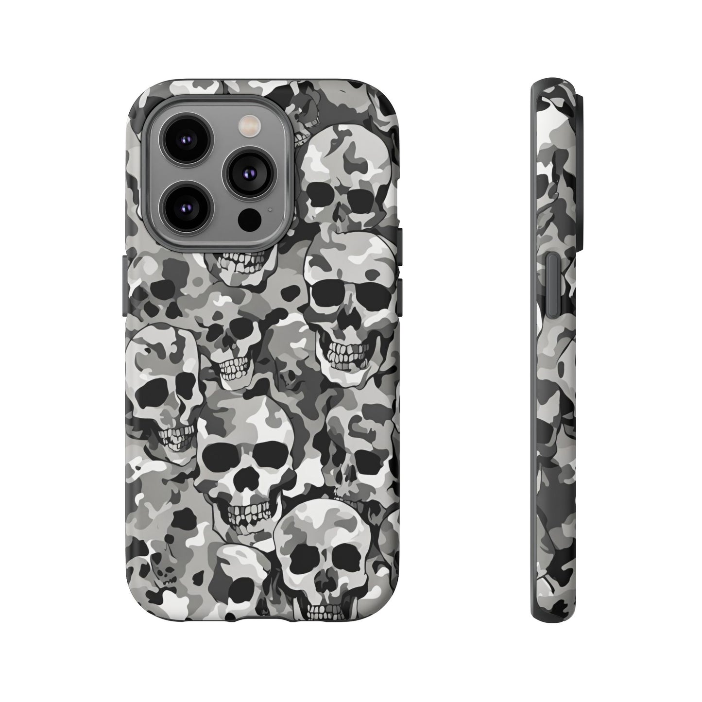 SKULL CAMO phone case TOUGH iPhone 16/15/14/13/12/11 Pro Max | Galaxy S24/S23/S22 Ultra | Pixel 7/8/9 | Slim & Tough