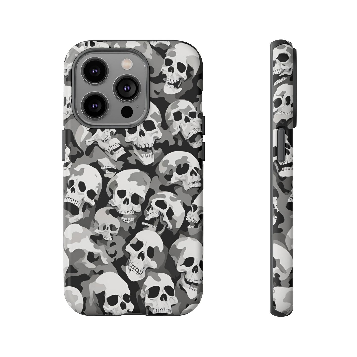 SKULL phone case TOUGH iPhone 16/15/14/13/12/11 Pro Max | Galaxy S24/S23/S22 Ultra | Pixel 7/8/9 | Slim & Tough