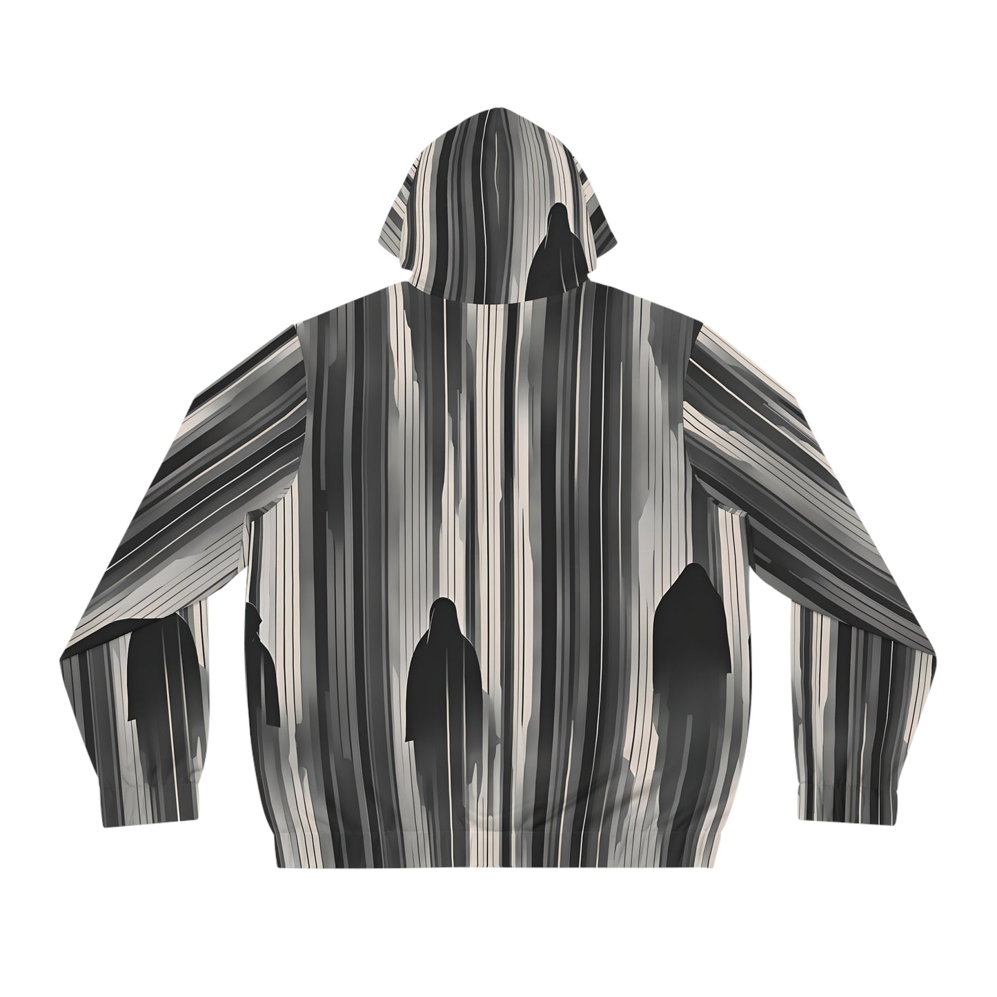 Full-Zip Hoodie Adversarial Anti AI Anti facial recognition technology gift for the aware stripe