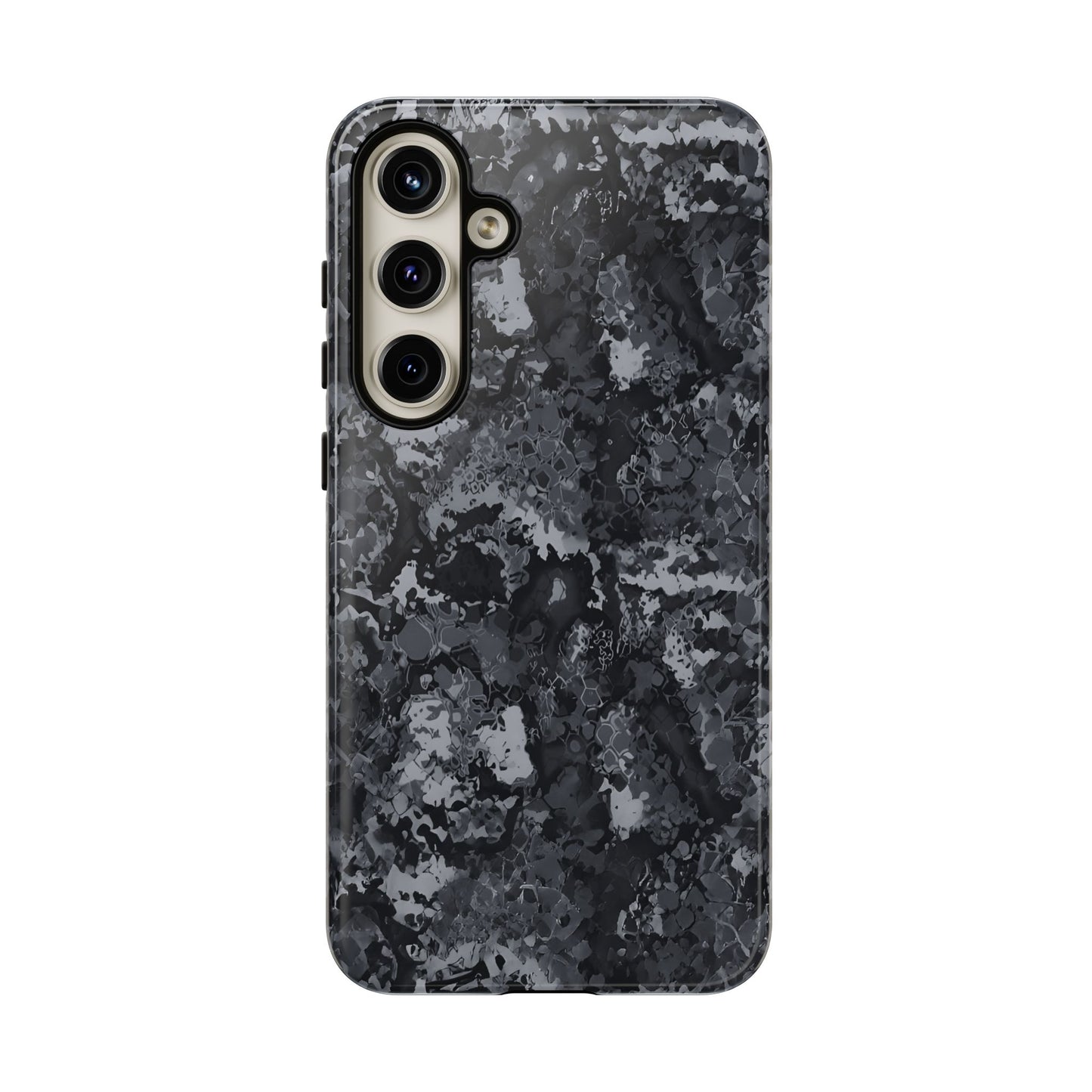 BLACK CAMO phone case TOUGH iPhone 16/15/14/13/12/11 Pro Max | Galaxy S24/S23/S22 Ultra | Pixel 7/8/9 | Slim & Tough