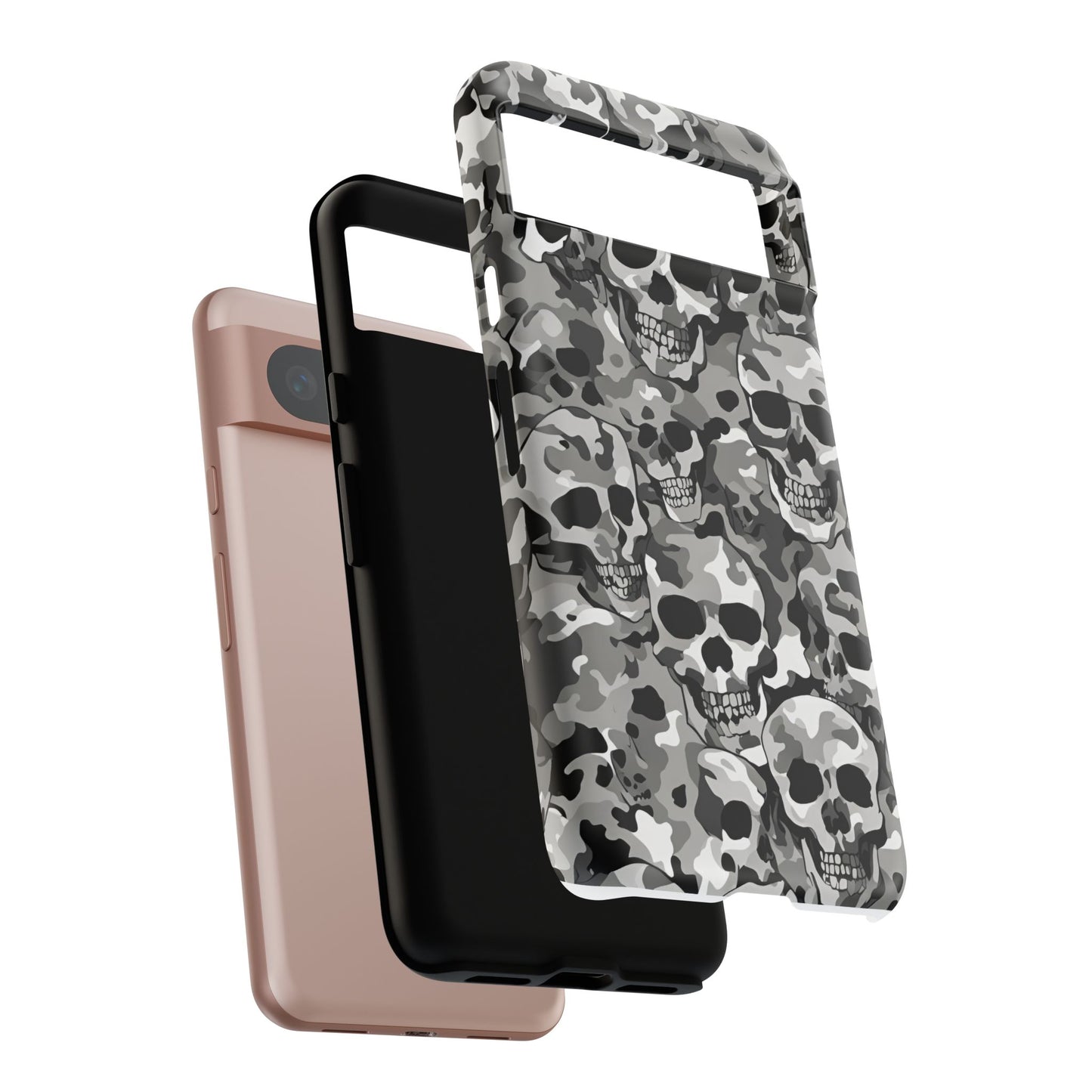 SKULL CAMO phone case TOUGH iPhone 16/15/14/13/12/11 Pro Max | Galaxy S24/S23/S22 Ultra | Pixel 7/8/9 | Slim & Tough