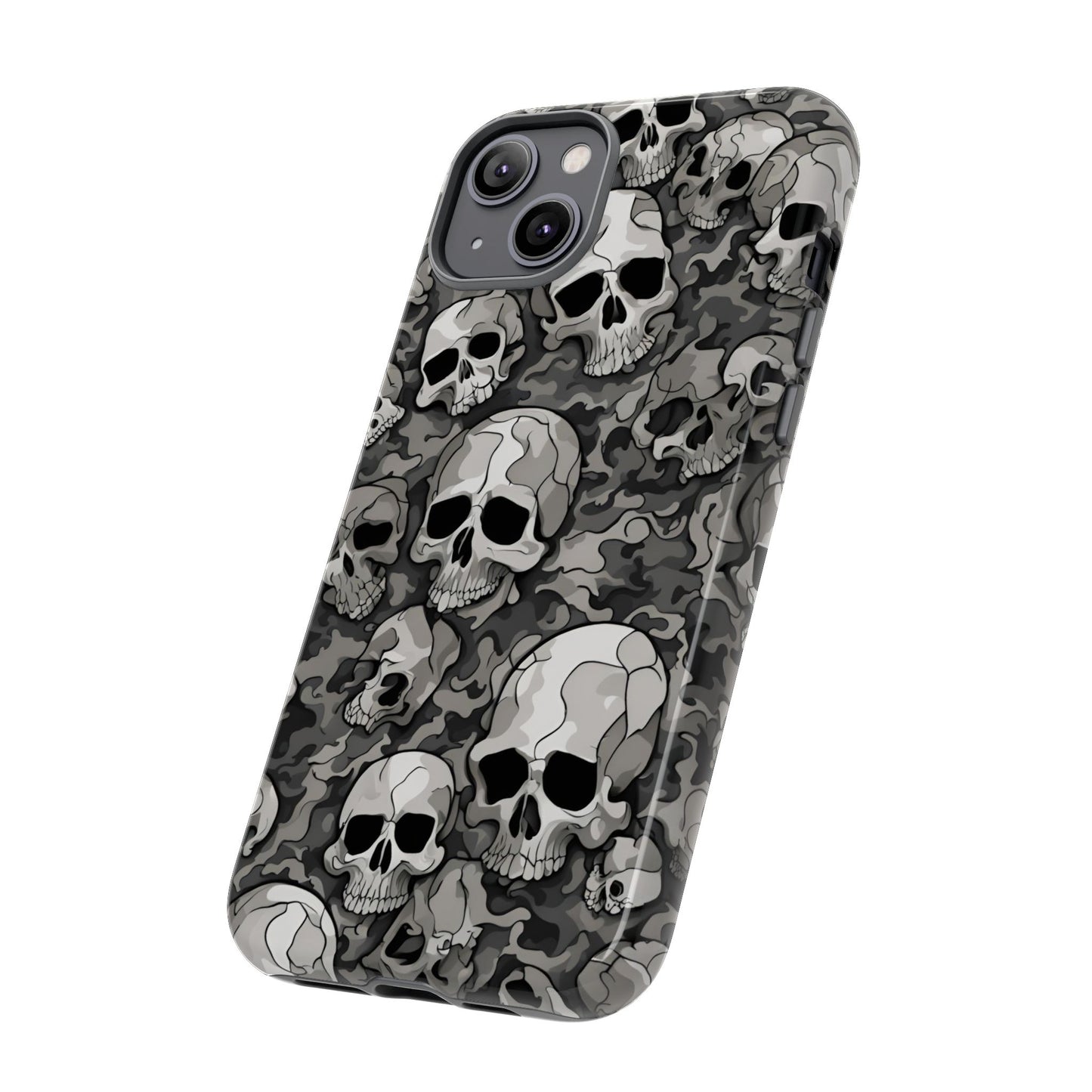 SKULL phone case TOUGH iPhone 16/15/14/13/12/11 Pro Max | Galaxy S24/S23/S22 Ultra | Pixel 7/8/9 | Slim & Tough