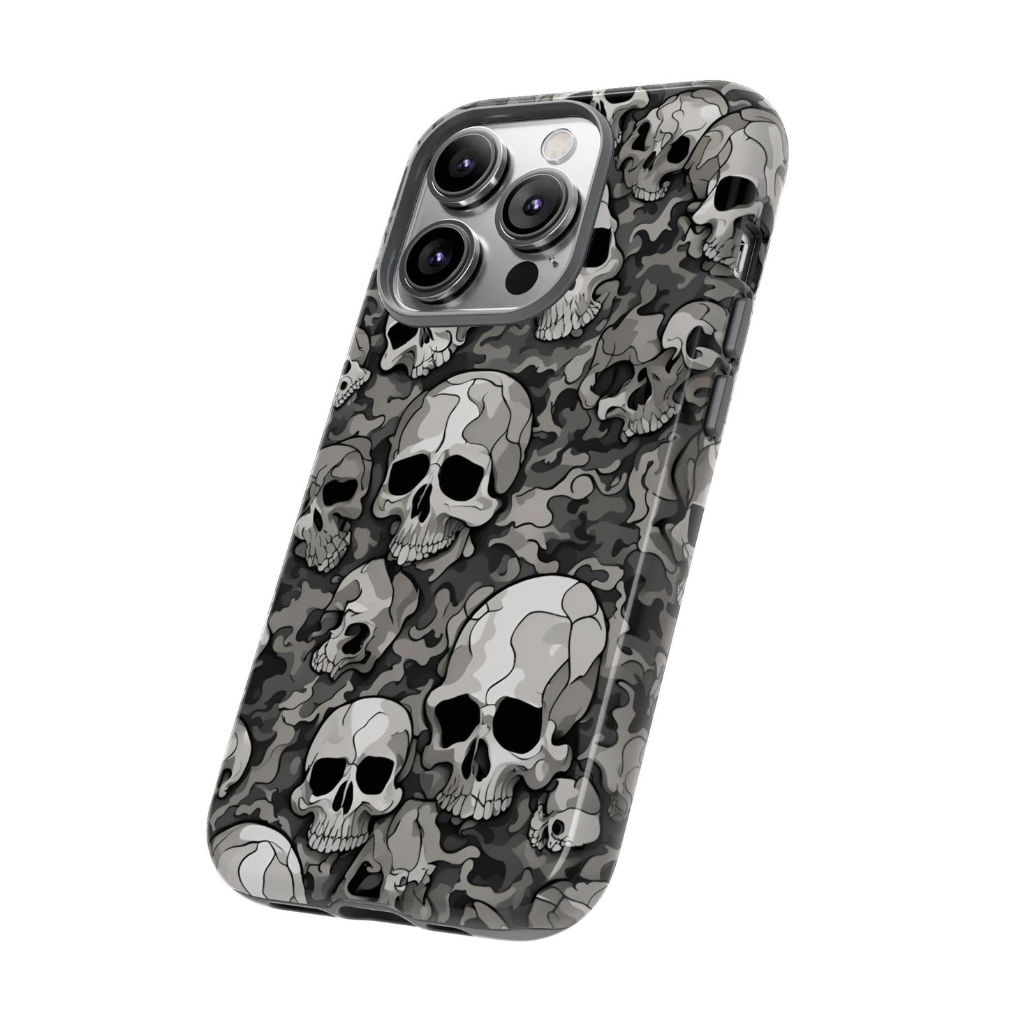 SKULL phone case TOUGH iPhone 16/15/14/13/12/11 Pro Max | Galaxy S24/S23/S22 Ultra | Pixel 7/8/9 | Slim & Tough