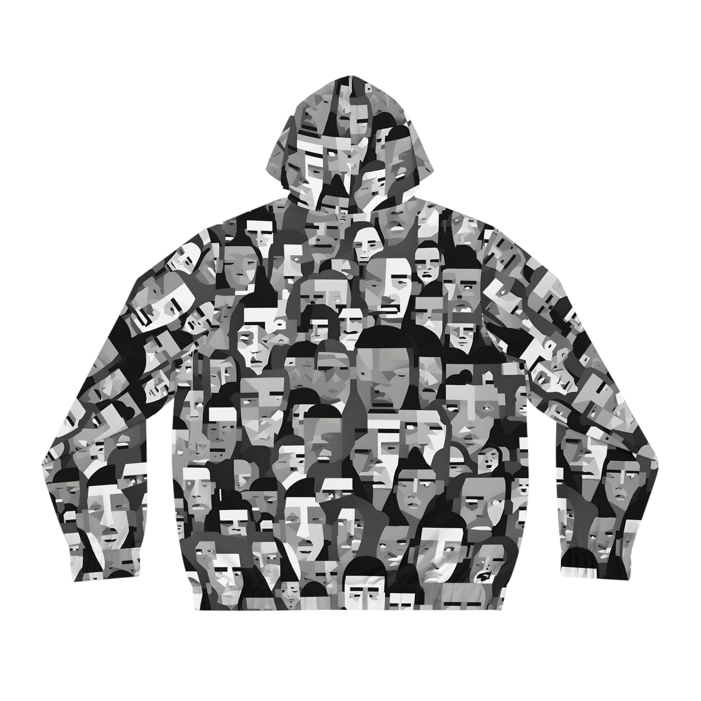 Anti Facial Recognition Hoodie, Anti Surveillance Clothing for Gamers 16-bit design