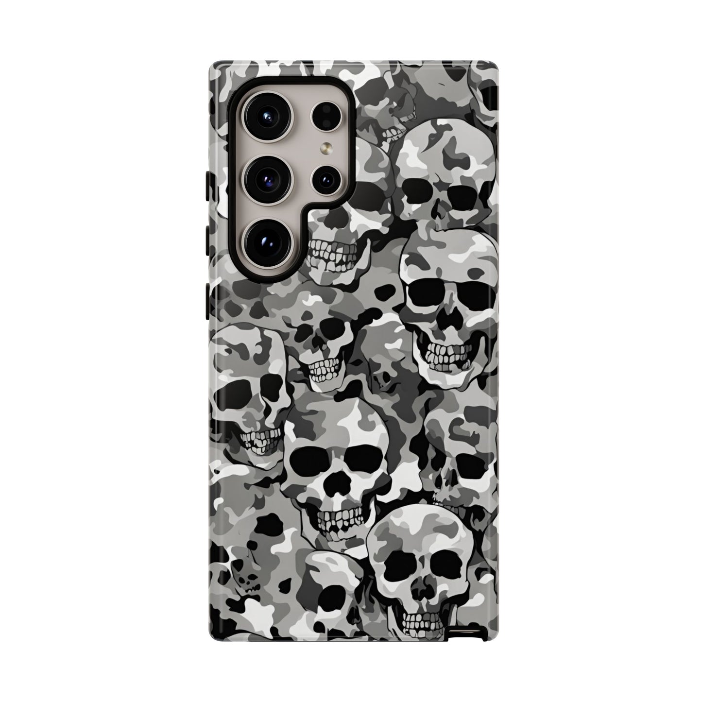 SKULL CAMO phone case TOUGH iPhone 16/15/14/13/12/11 Pro Max | Galaxy S24/S23/S22 Ultra | Pixel 7/8/9 | Slim & Tough