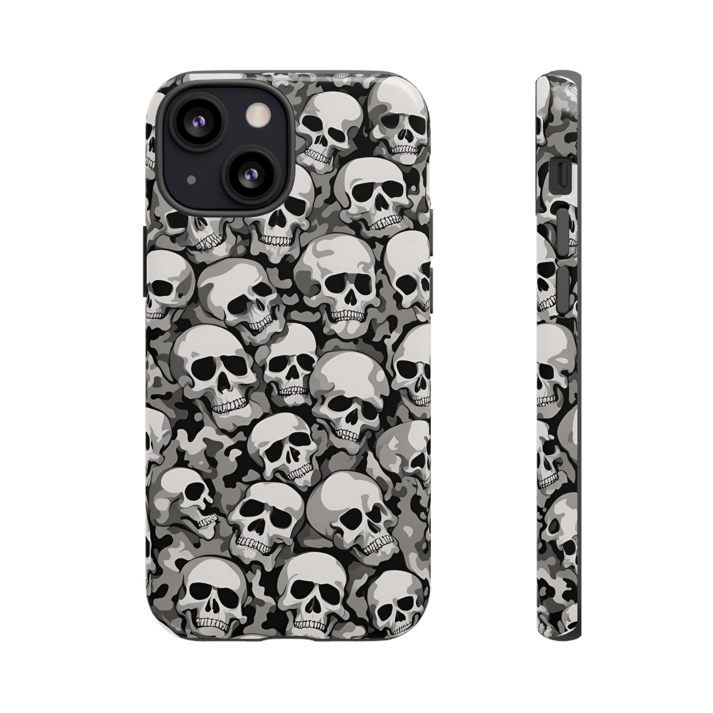 SKULL phone case TOUGH iPhone 16/15/14/13/12/11 Pro Max | Galaxy S24/S23/S22 Ultra | Pixel 7/8/9 | Slim & Tough