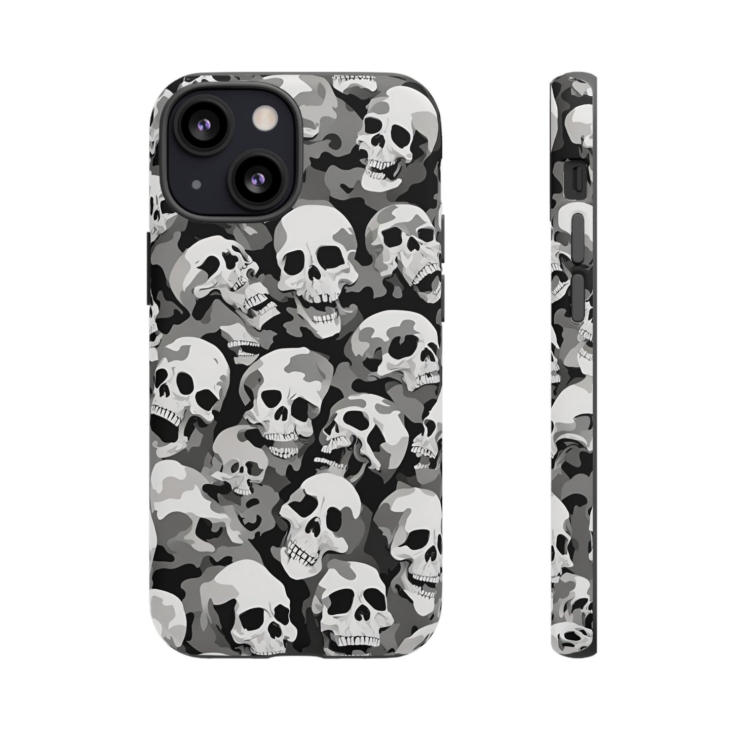 SKULL phone case TOUGH iPhone 16/15/14/13/12/11 Pro Max | Galaxy S24/S23/S22 Ultra | Pixel 7/8/9 | Slim & Tough