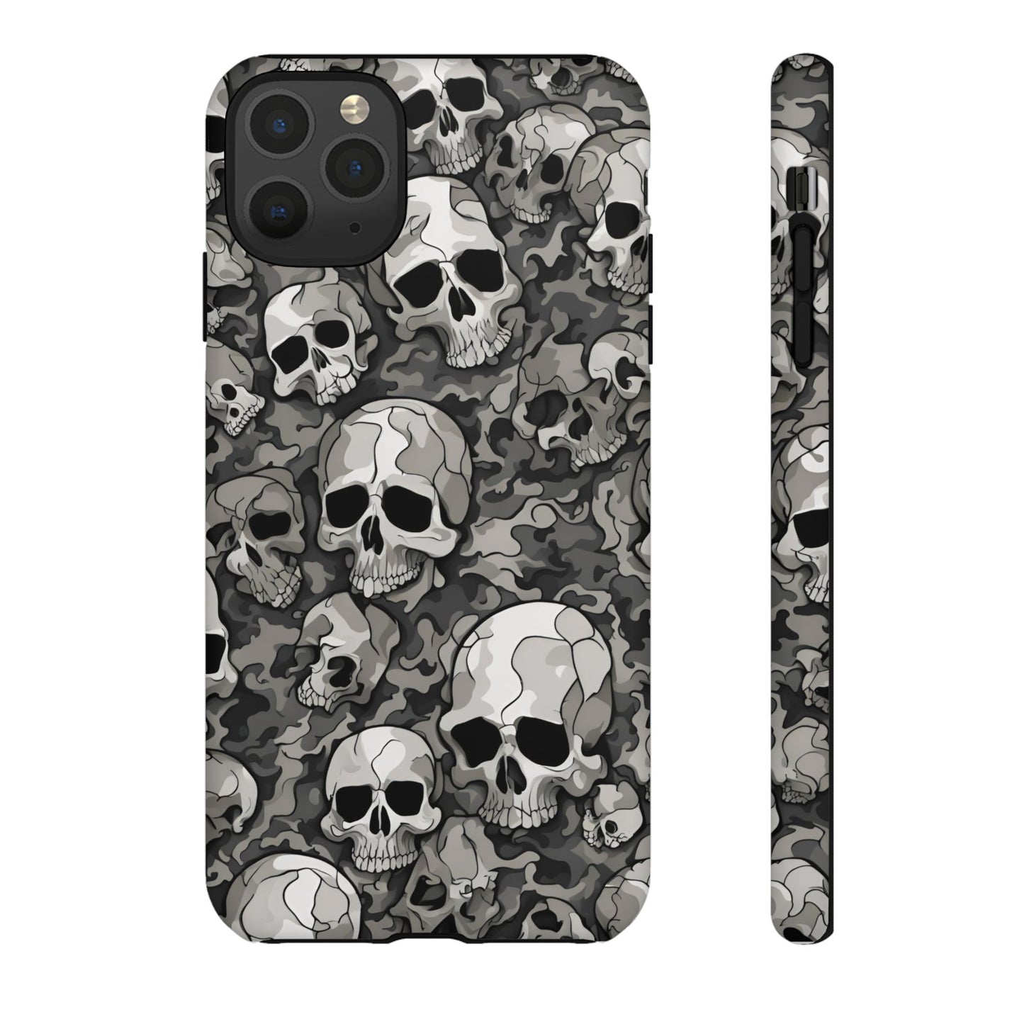 SKULL phone case TOUGH iPhone 16/15/14/13/12/11 Pro Max | Galaxy S24/S23/S22 Ultra | Pixel 7/8/9 | Slim & Tough