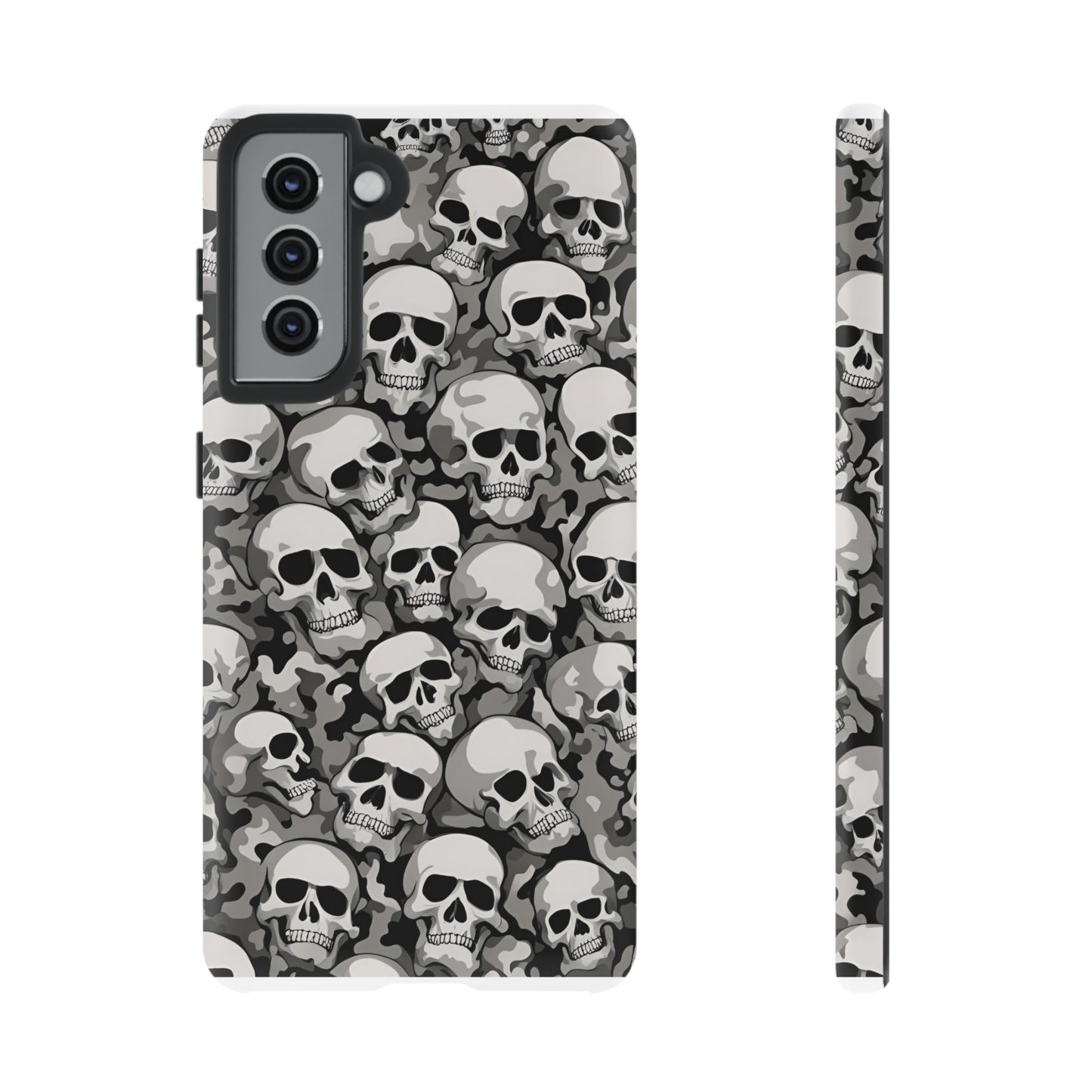 SKULL phone case TOUGH iPhone 16/15/14/13/12/11 Pro Max | Galaxy S24/S23/S22 Ultra | Pixel 7/8/9 | Slim & Tough