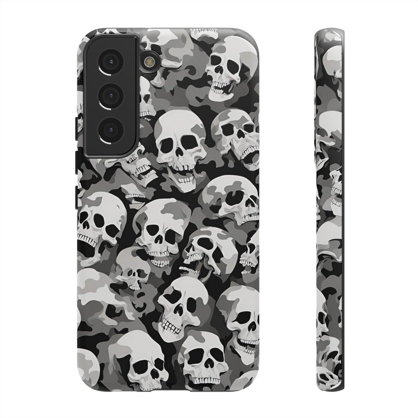 SKULL phone case TOUGH iPhone 16/15/14/13/12/11 Pro Max | Galaxy S24/S23/S22 Ultra | Pixel 7/8/9 | Slim & Tough