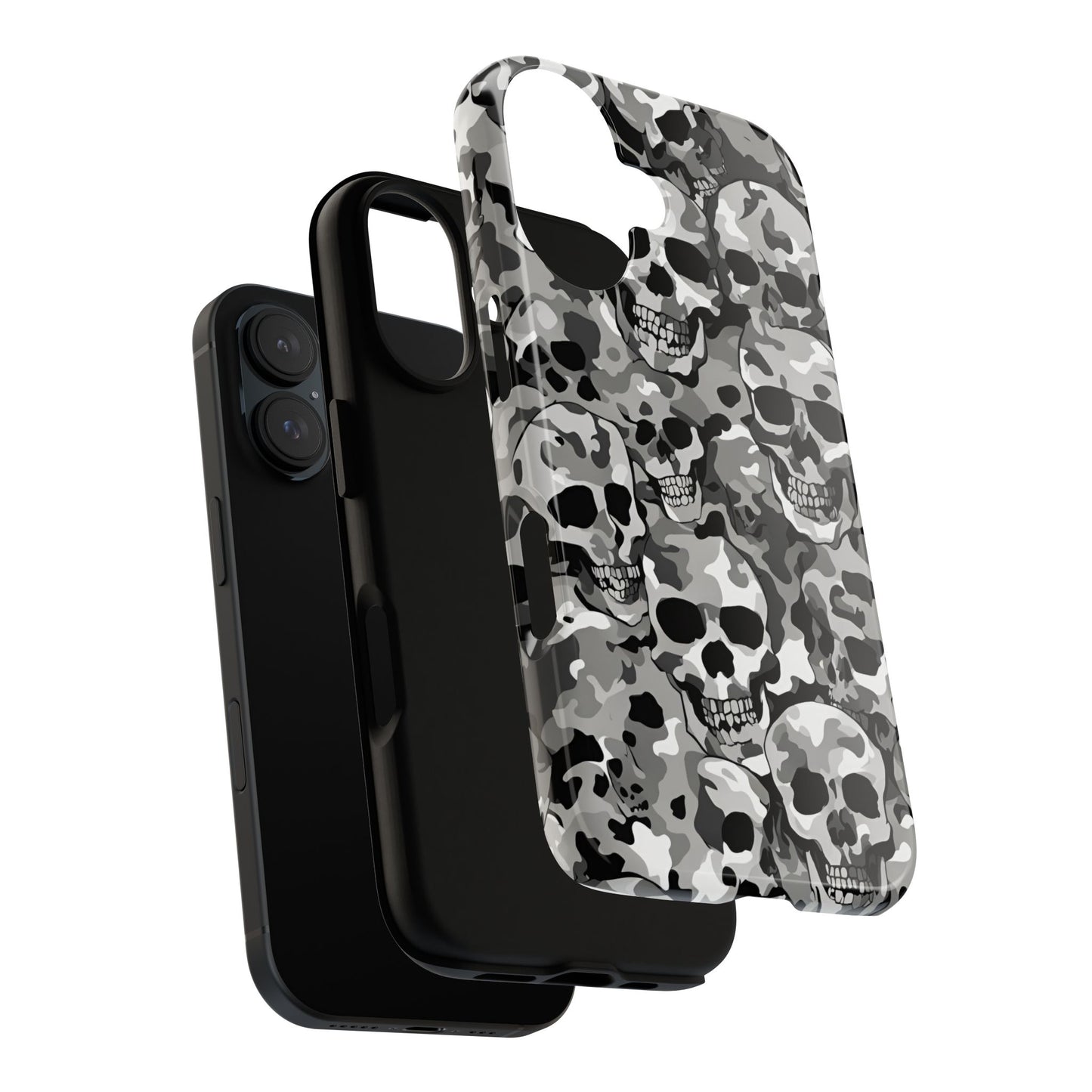 SKULL CAMO phone case TOUGH iPhone 16/15/14/13/12/11 Pro Max | Galaxy S24/S23/S22 Ultra | Pixel 7/8/9 | Slim & Tough