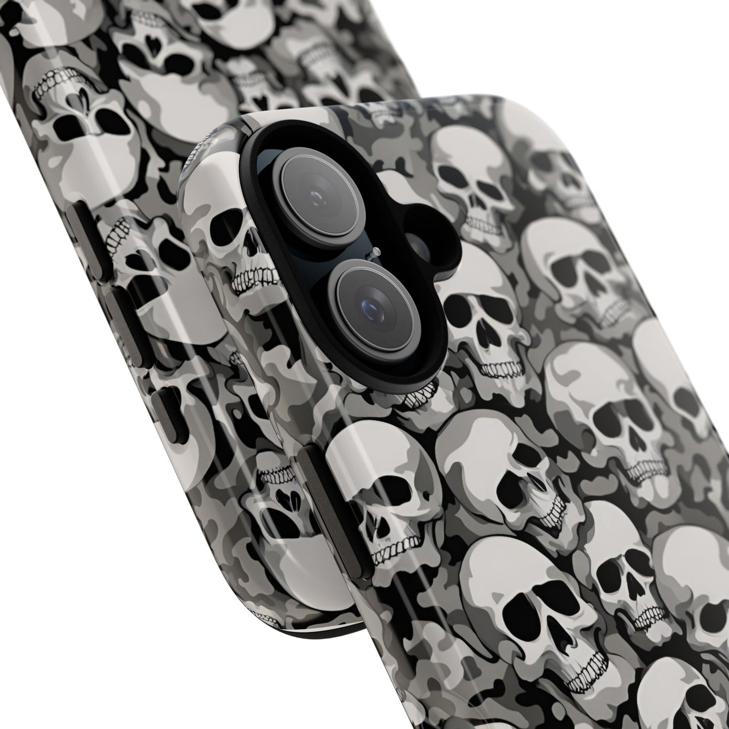 SKULL phone case TOUGH iPhone 16/15/14/13/12/11 Pro Max | Galaxy S24/S23/S22 Ultra | Pixel 7/8/9 | Slim & Tough