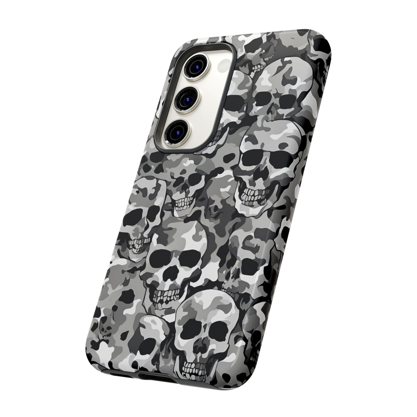 SKULL CAMO phone case TOUGH iPhone 16/15/14/13/12/11 Pro Max | Galaxy S24/S23/S22 Ultra | Pixel 7/8/9 | Slim & Tough