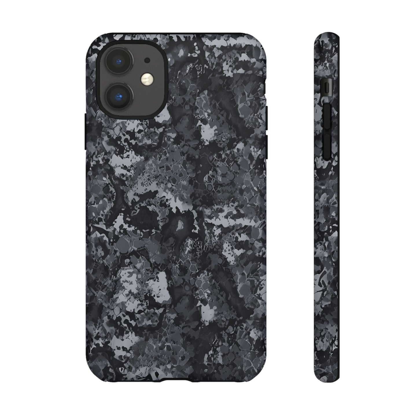 BLACK CAMO phone case TOUGH iPhone 16/15/14/13/12/11 Pro Max | Galaxy S24/S23/S22 Ultra | Pixel 7/8/9 | Slim & Tough