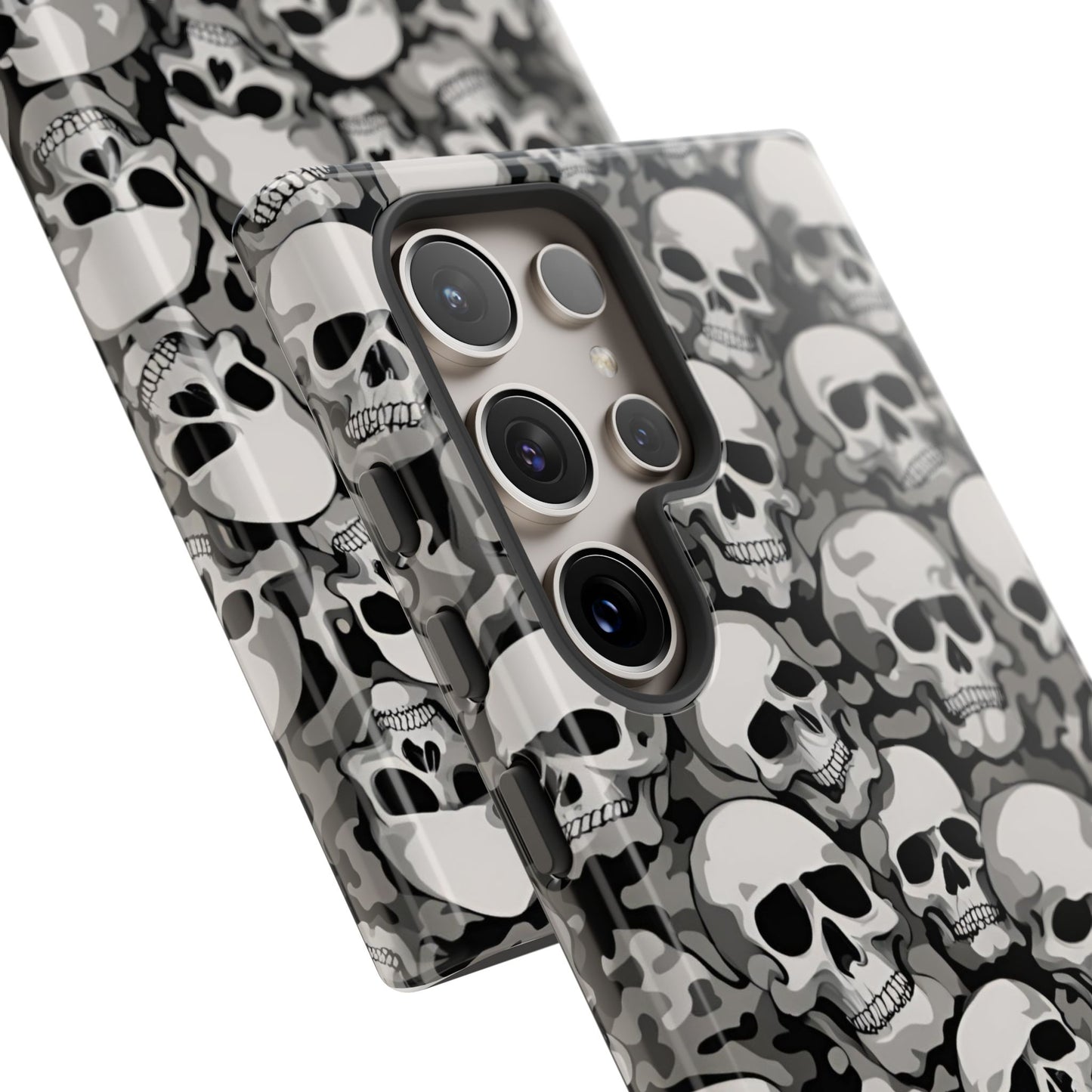 SKULL phone case TOUGH iPhone 16/15/14/13/12/11 Pro Max | Galaxy S24/S23/S22 Ultra | Pixel 7/8/9 | Slim & Tough