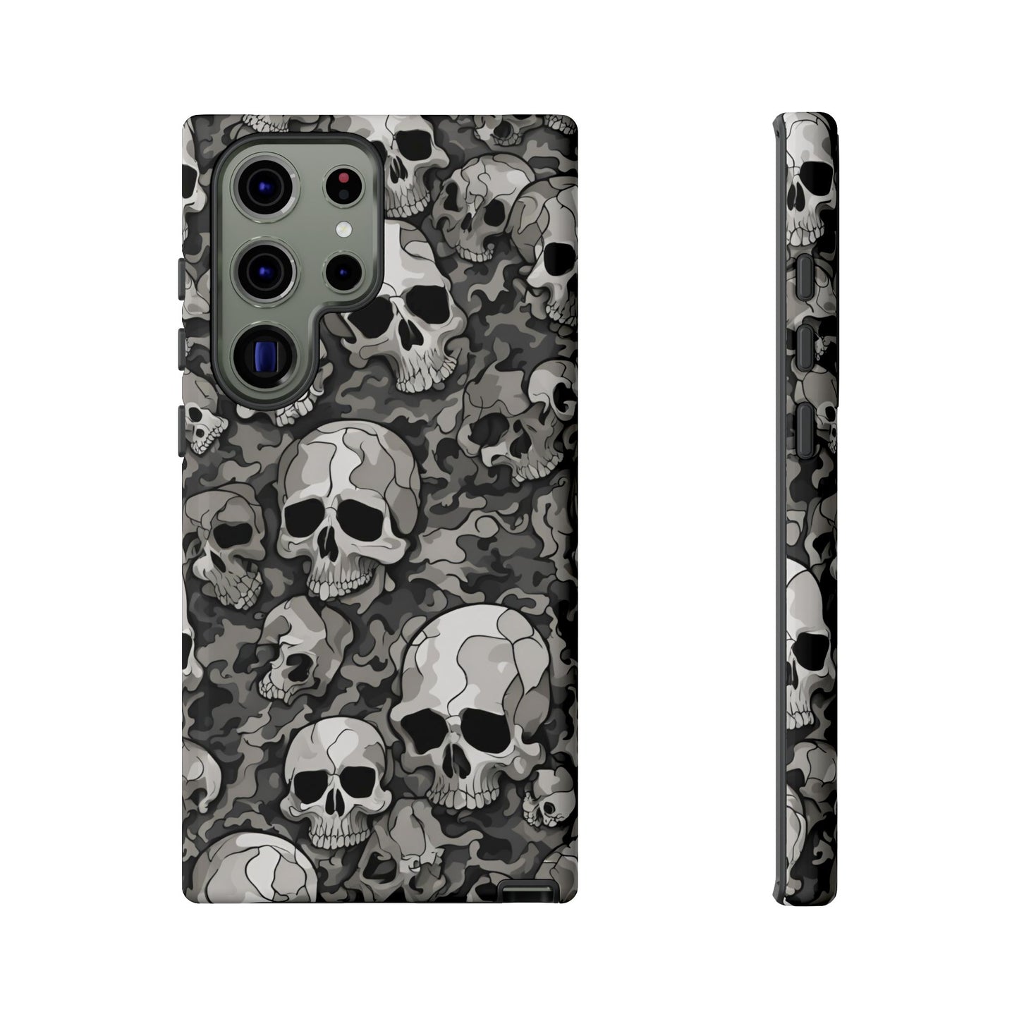 SKULL phone case TOUGH iPhone 16/15/14/13/12/11 Pro Max | Galaxy S24/S23/S22 Ultra | Pixel 7/8/9 | Slim & Tough