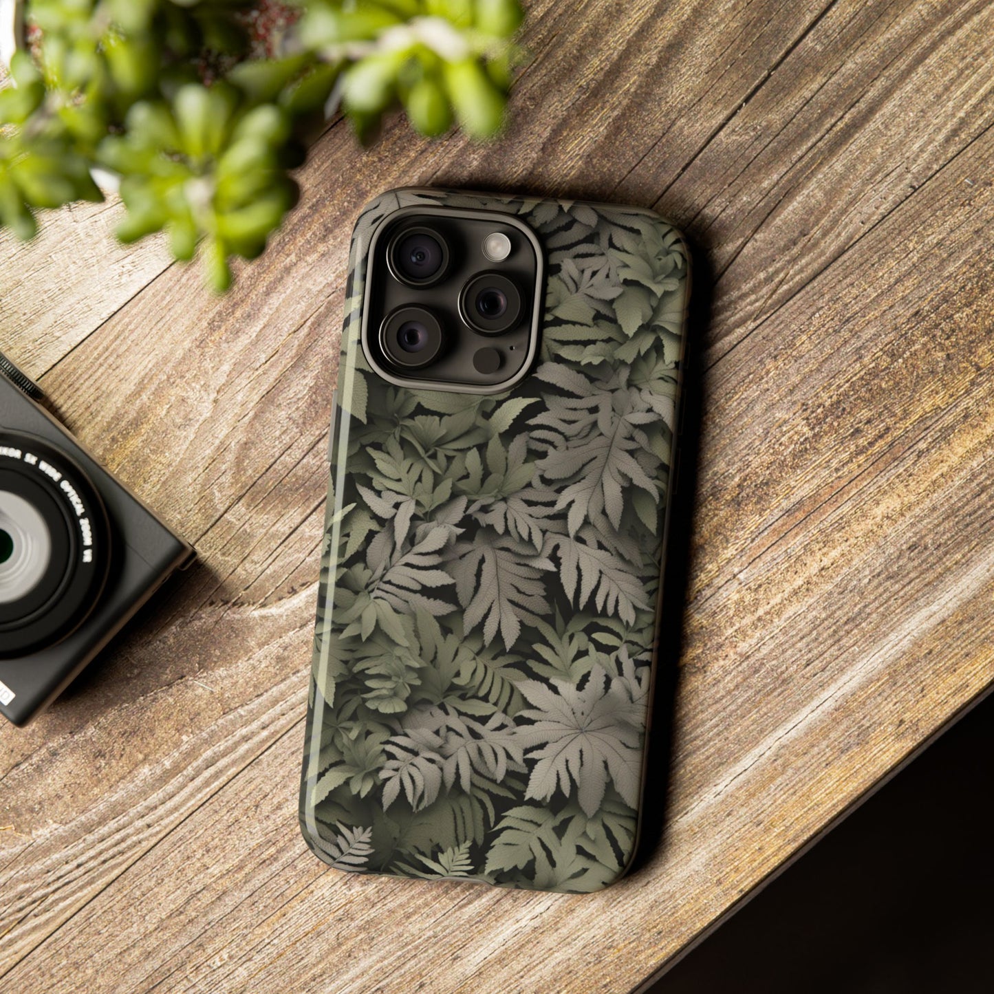 LEAF phone case TOUGH iPhone 16/15/14/13/12/11 Pro Max | Galaxy S24/S23/S22 Ultra | Pixel 7/8/9 | Slim & Tough