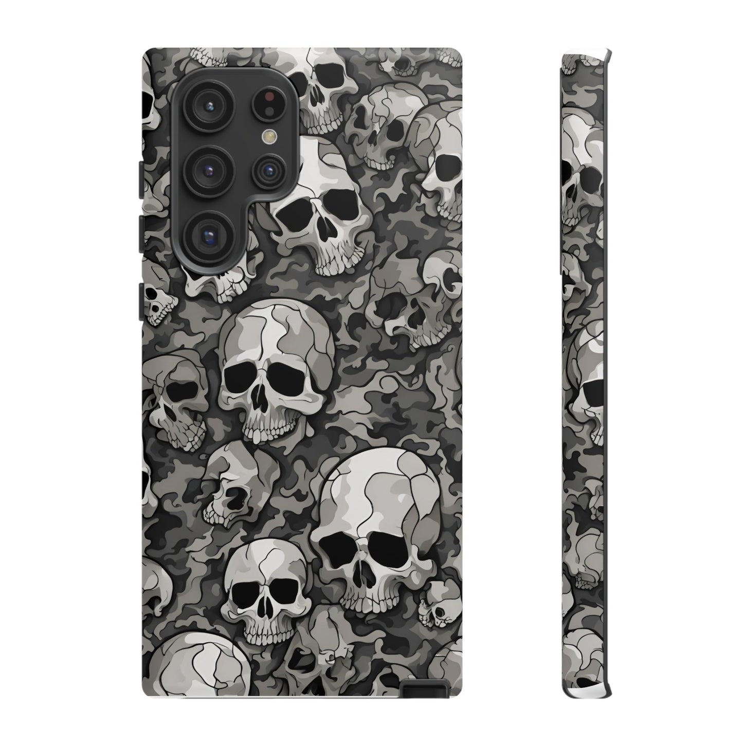 SKULL phone case TOUGH iPhone 16/15/14/13/12/11 Pro Max | Galaxy S24/S23/S22 Ultra | Pixel 7/8/9 | Slim & Tough