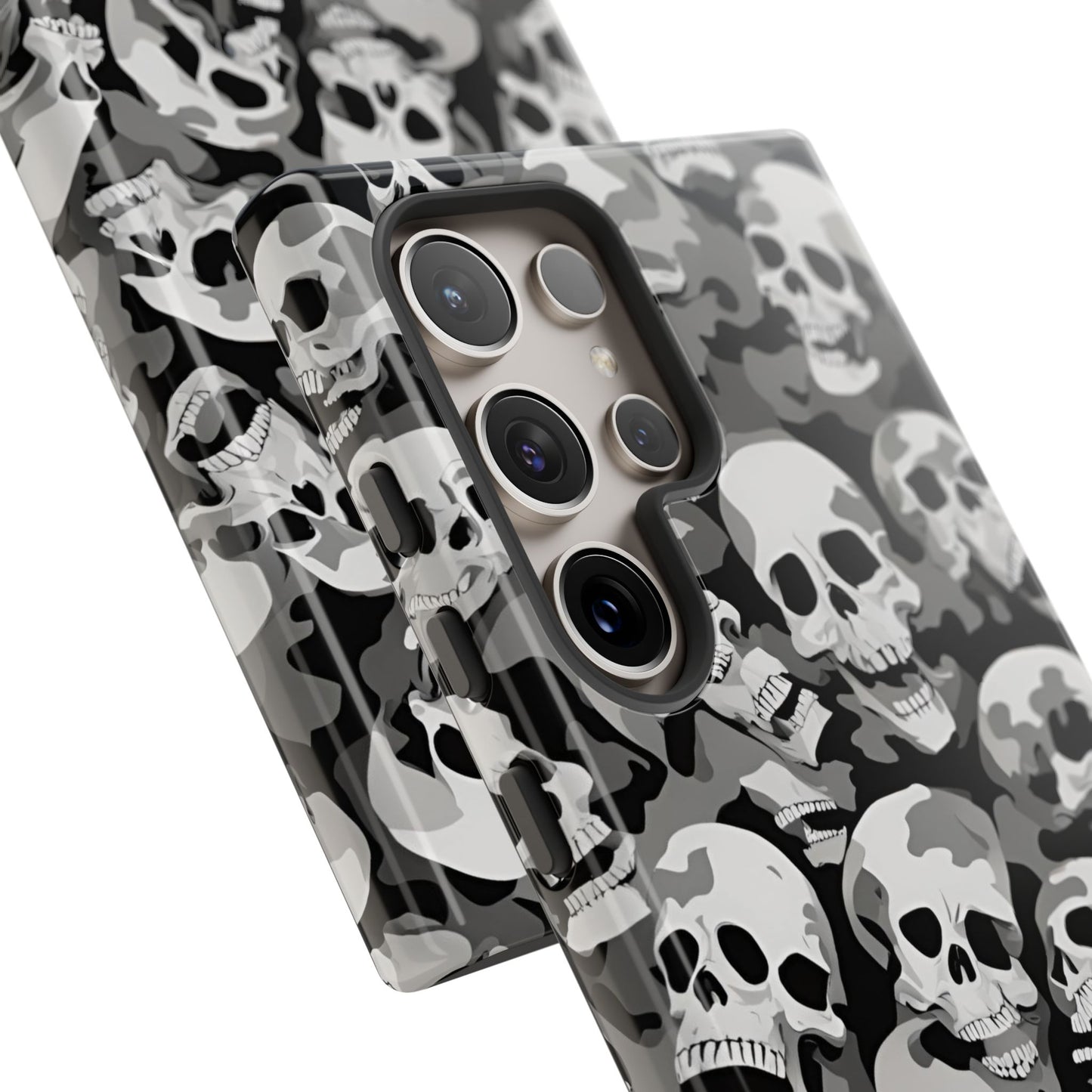 SKULL phone case TOUGH iPhone 16/15/14/13/12/11 Pro Max | Galaxy S24/S23/S22 Ultra | Pixel 7/8/9 | Slim & Tough