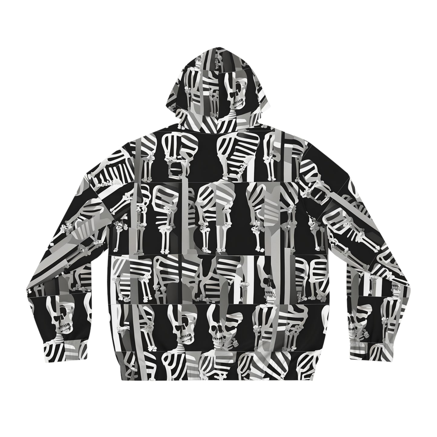 Anti Facial Recognition Hoodie, Anti Surveillance Clothing for Gamers Skeleton design