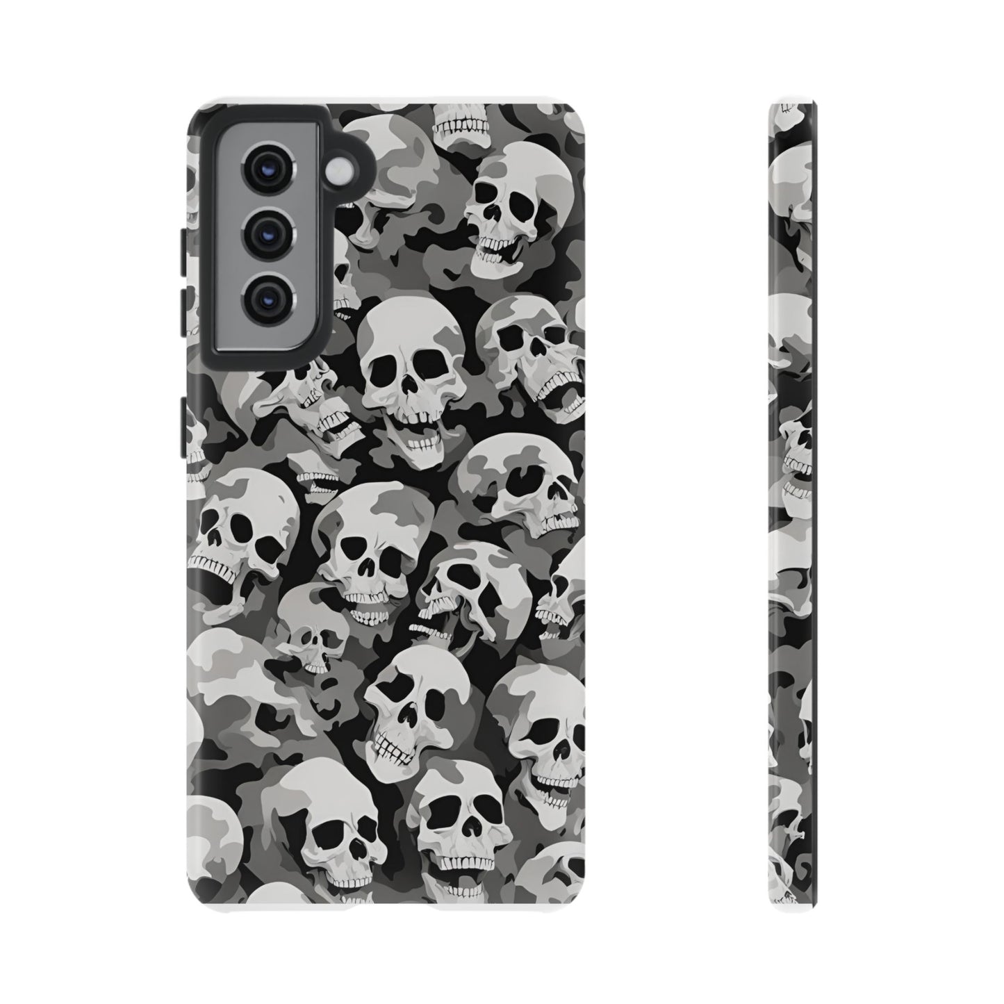 SKULL phone case TOUGH iPhone 16/15/14/13/12/11 Pro Max | Galaxy S24/S23/S22 Ultra | Pixel 7/8/9 | Slim & Tough