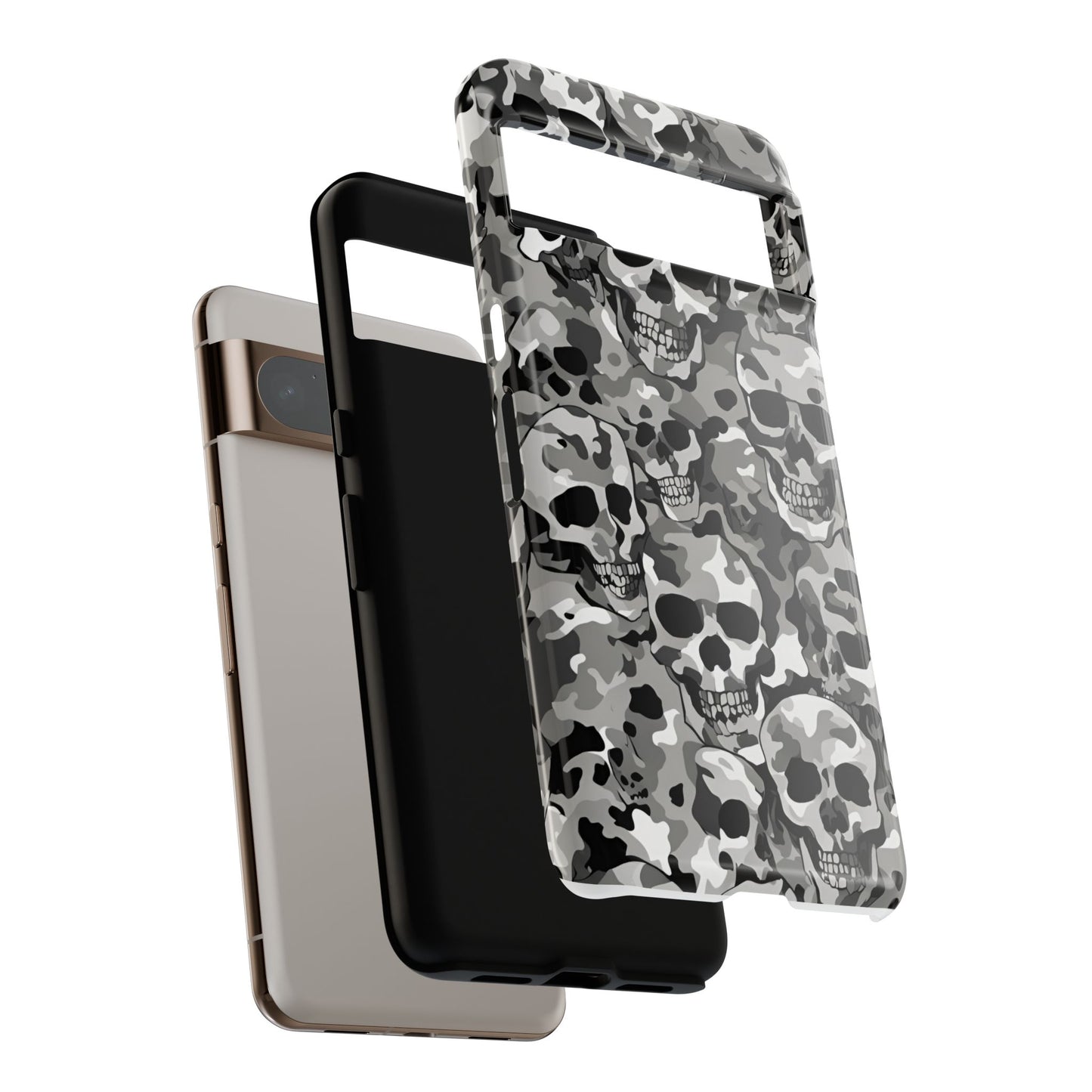 SKULL CAMO phone case TOUGH iPhone 16/15/14/13/12/11 Pro Max | Galaxy S24/S23/S22 Ultra | Pixel 7/8/9 | Slim & Tough